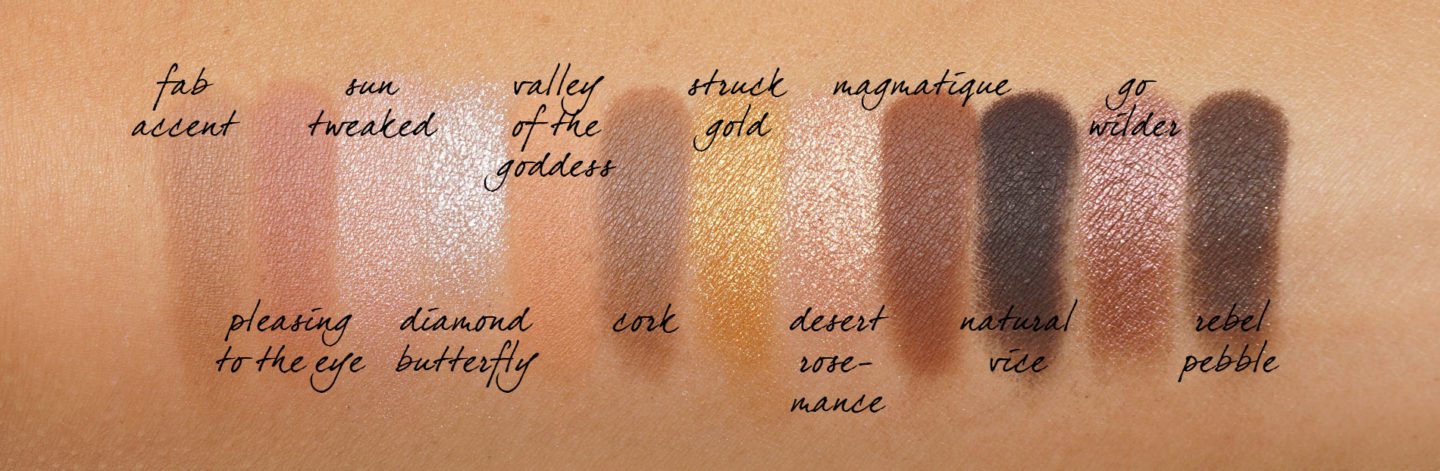 MAC Electric Wonder Natural Vice Eyeshadow Palette swatches | Fashion Groom Spot
