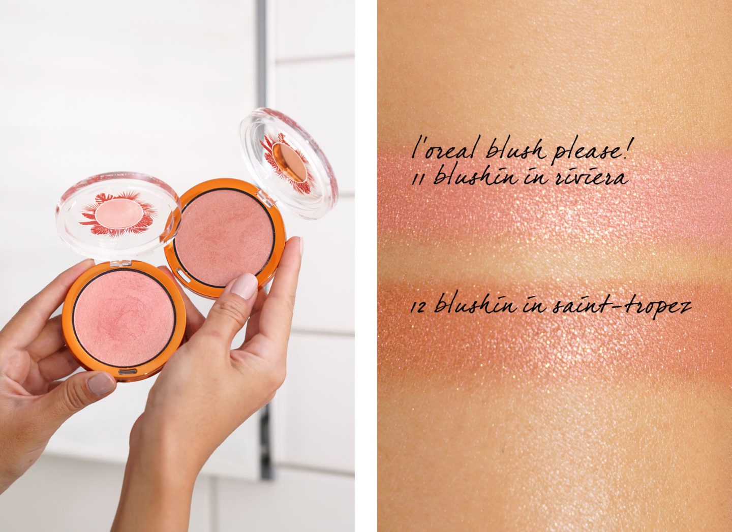 L'Oreal Blush Please! Summer belle highlighter blushes