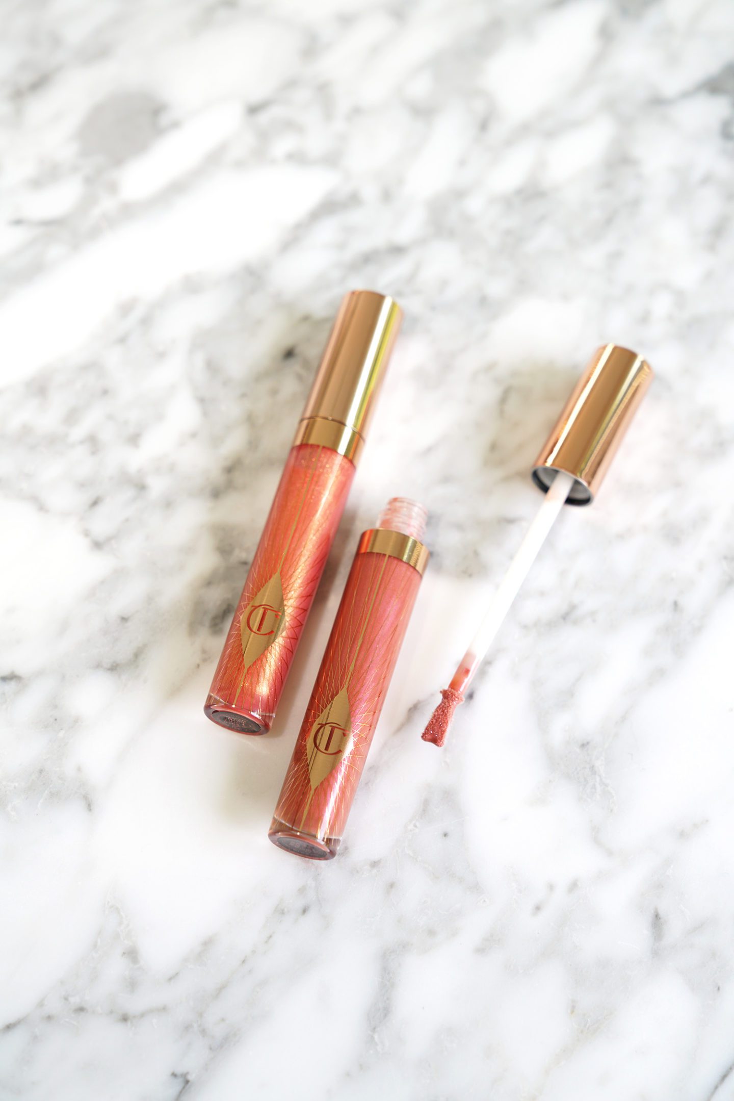 Charlotte Collagen Lip Bath Peachy Plump and Rosy Glow