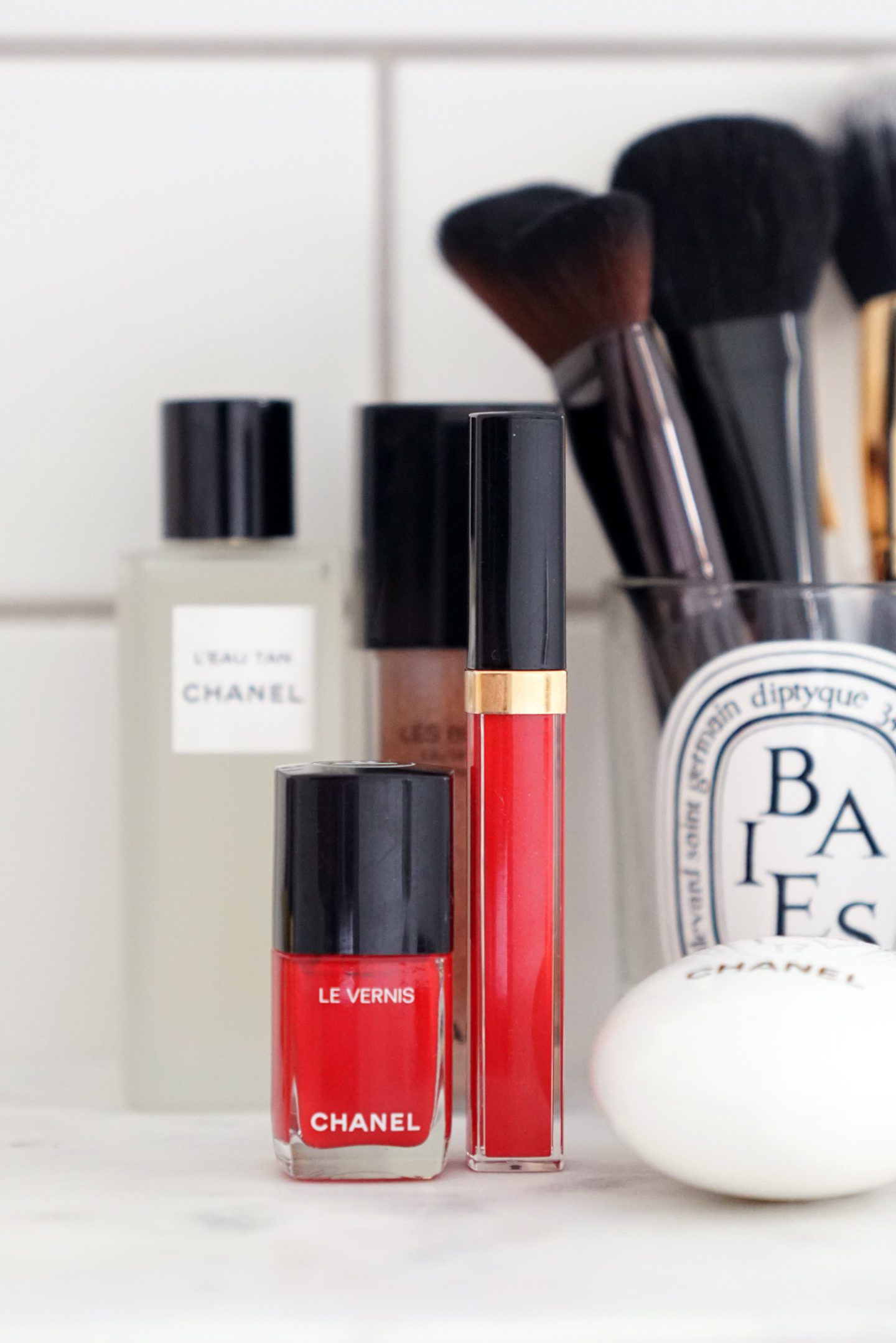 Chanel Rouge Coco Gloss Bitter Orange and Le Vernis Gitane