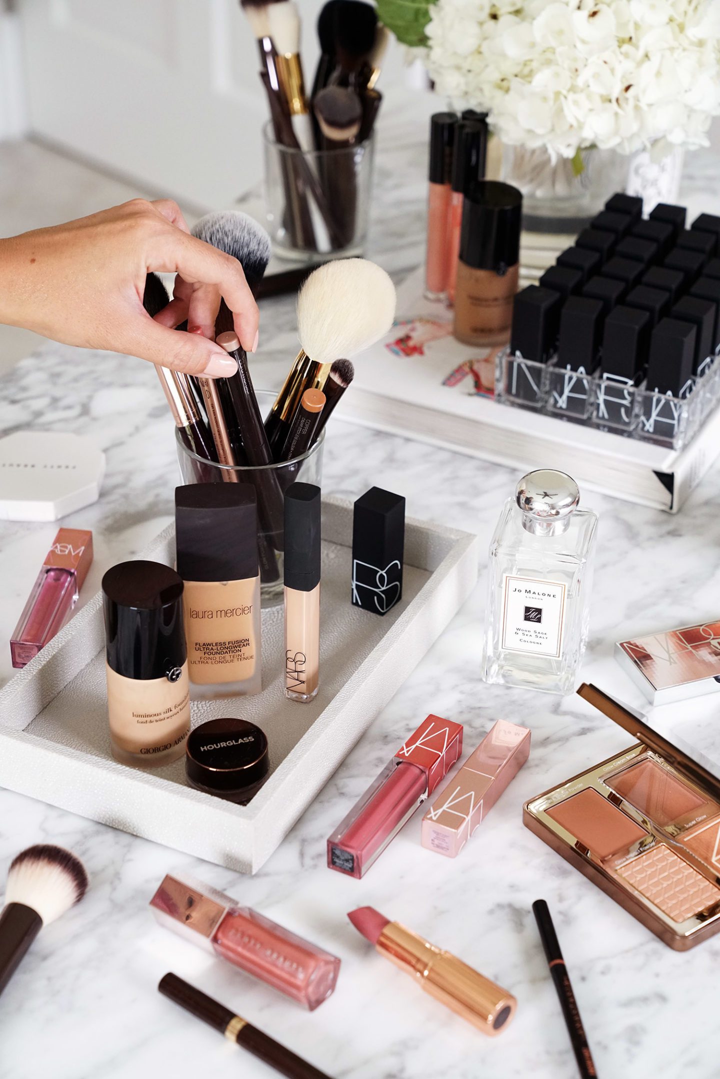 Best Luxury Makeup Armani, Charlotte Tilbury, Laura Mercier and NARS