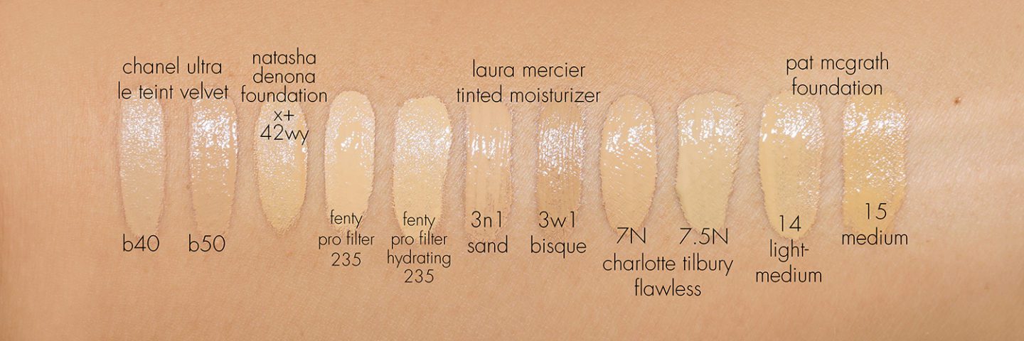Foundation Swatches