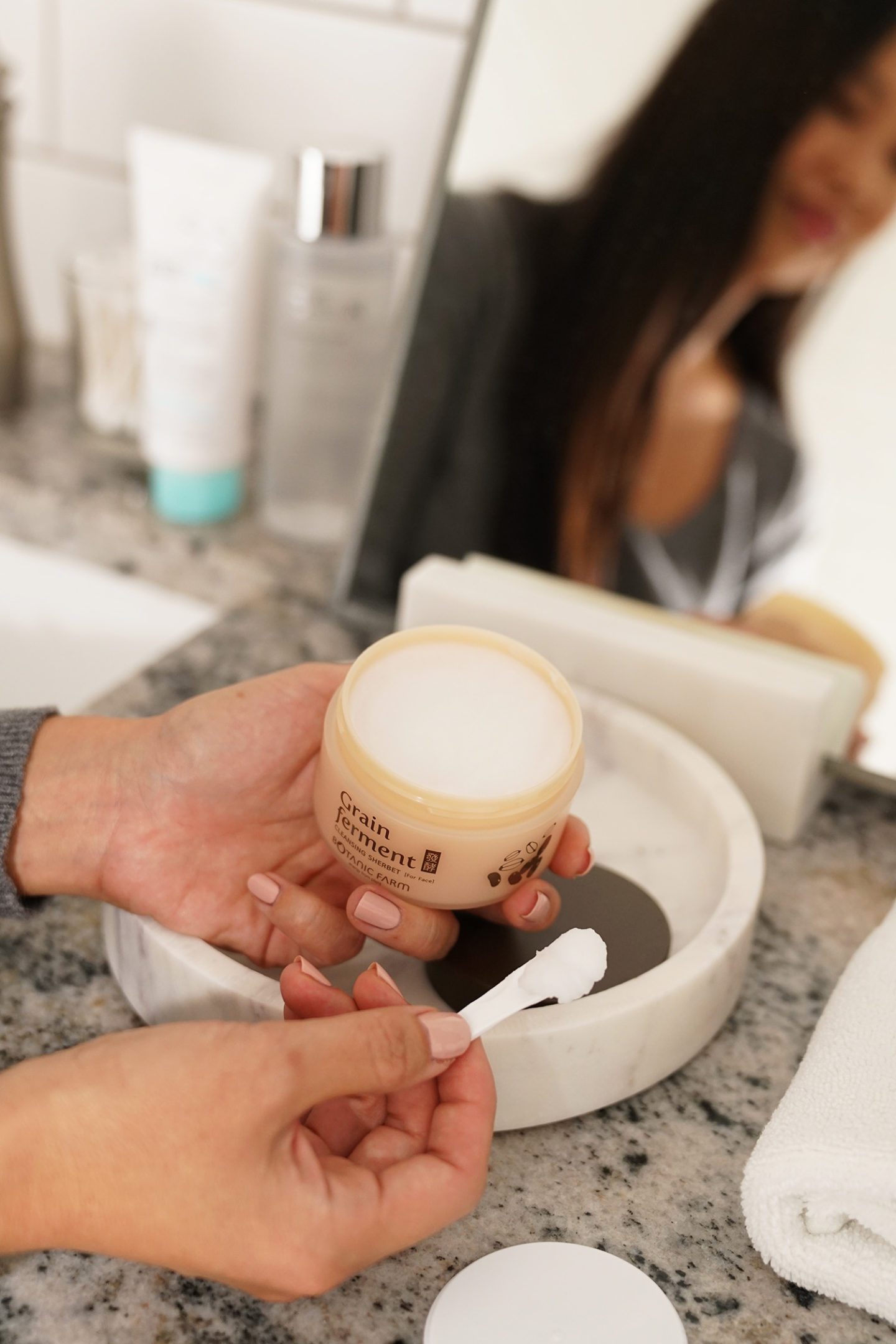 Soko Glam Botanic Farm Grain Ferment Cleansing Sherbert