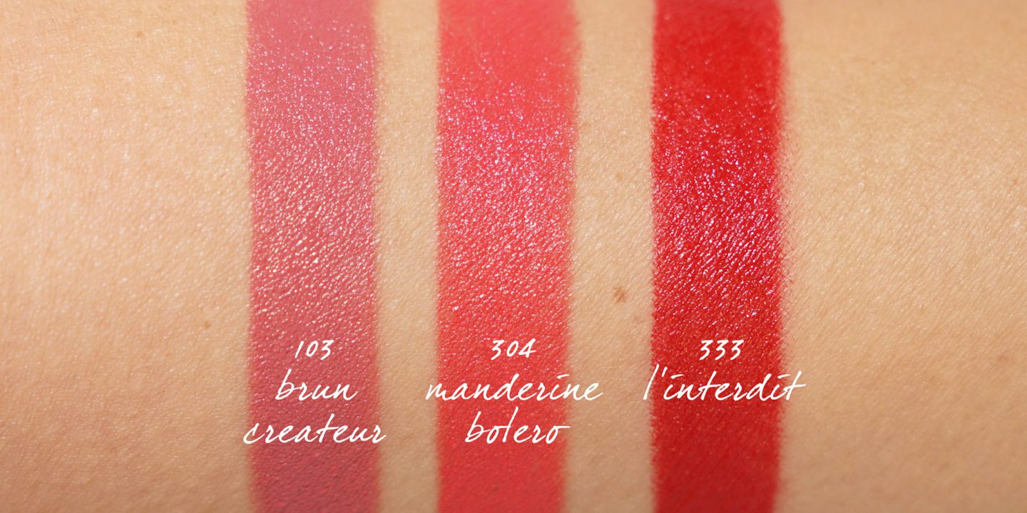 Givenchy Le Rouge Classic swatches