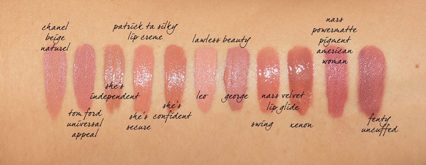 Nude Liquid Lip Swatches
