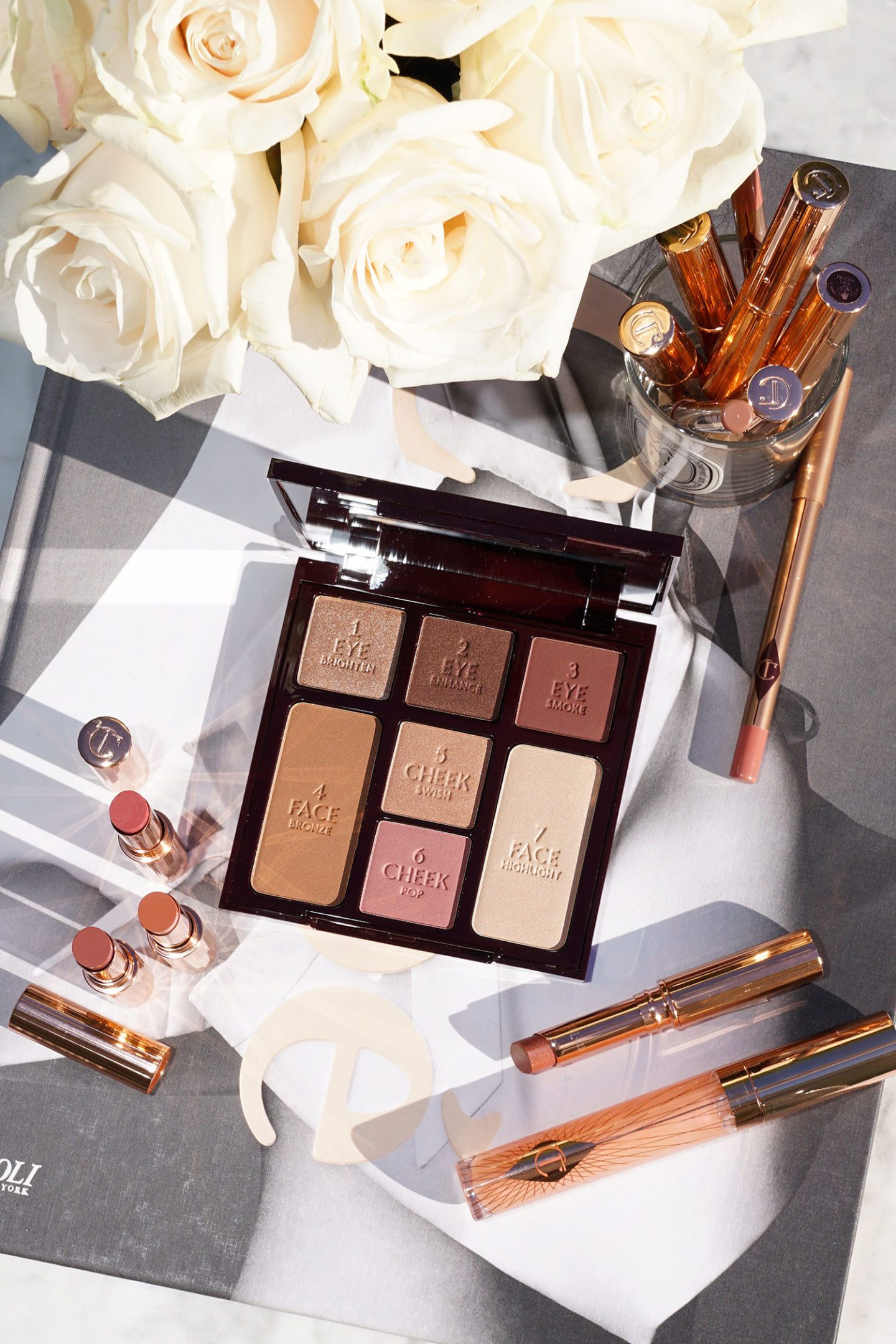 Charlotte Tilbury Gorgeous Glowing Beauty Palette New Superstar Lips