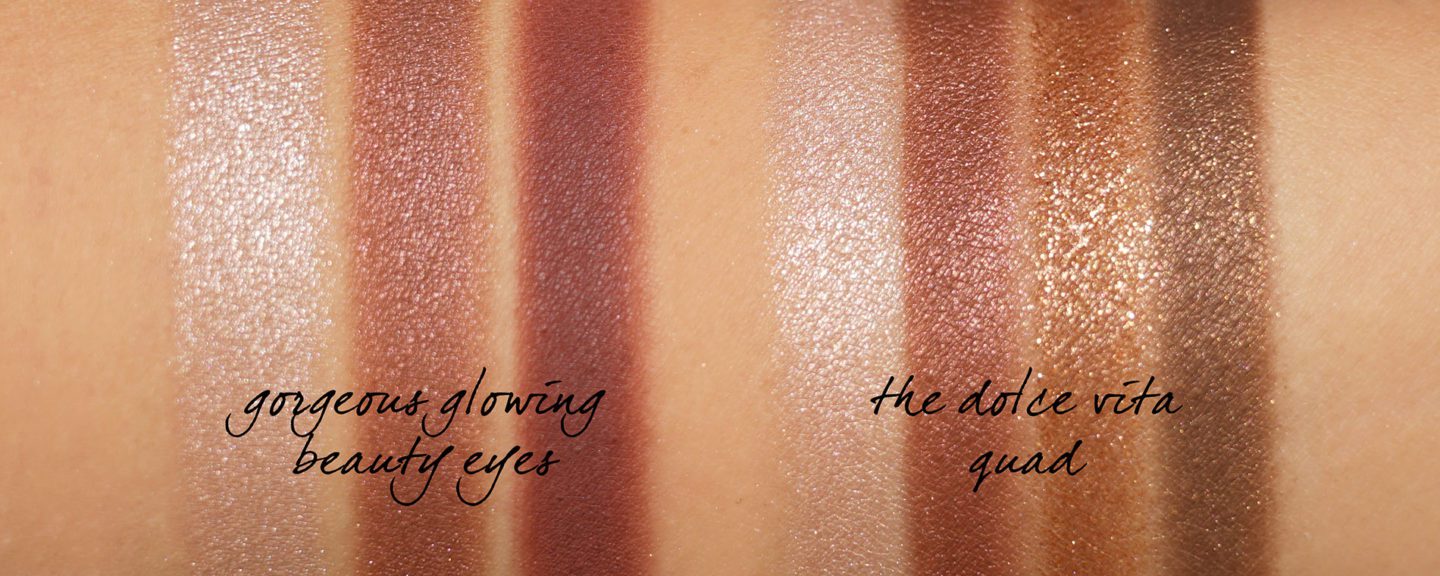 Charlotte Tilbury Gorgeous Glowing vs The Dolce Vita