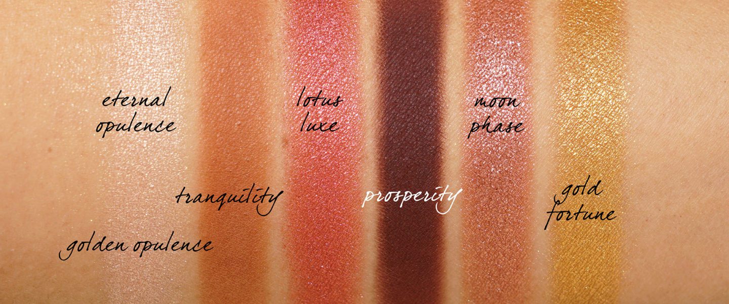 Pat McGrath Labs MTHRSHP Sublime: Golden Opulence swatches