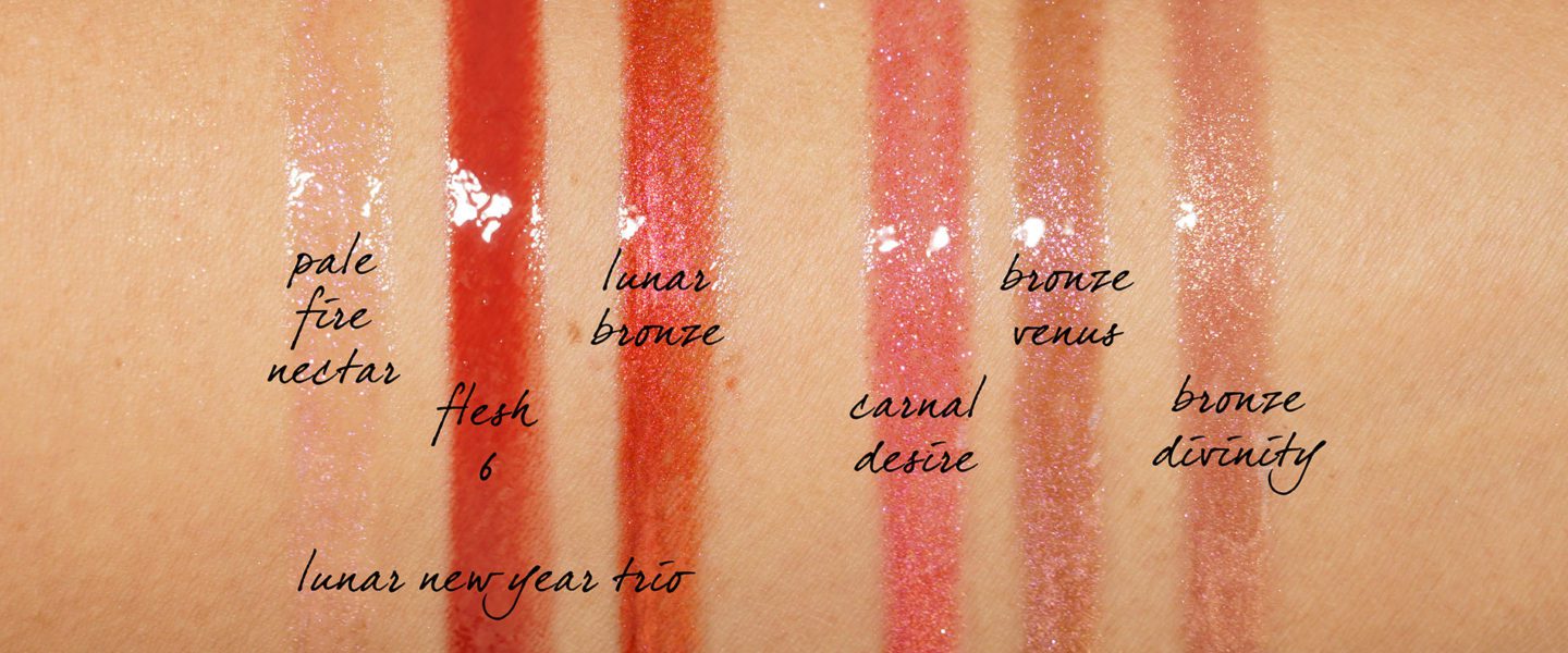 Pat McGrath Mini Lip Gloss Trio Bronze Opulence