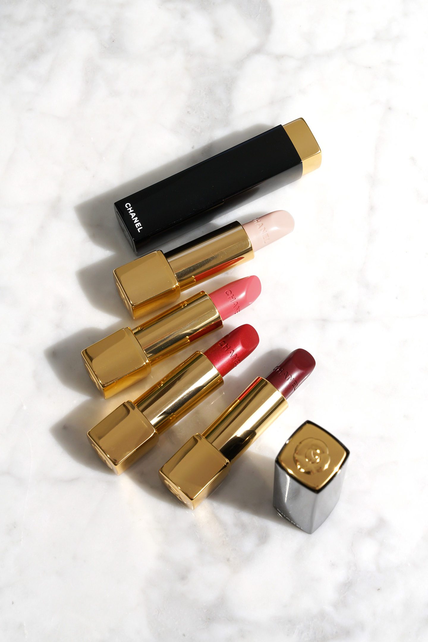 Chanel Rouge Allure Camelia Luminous Lipsticks