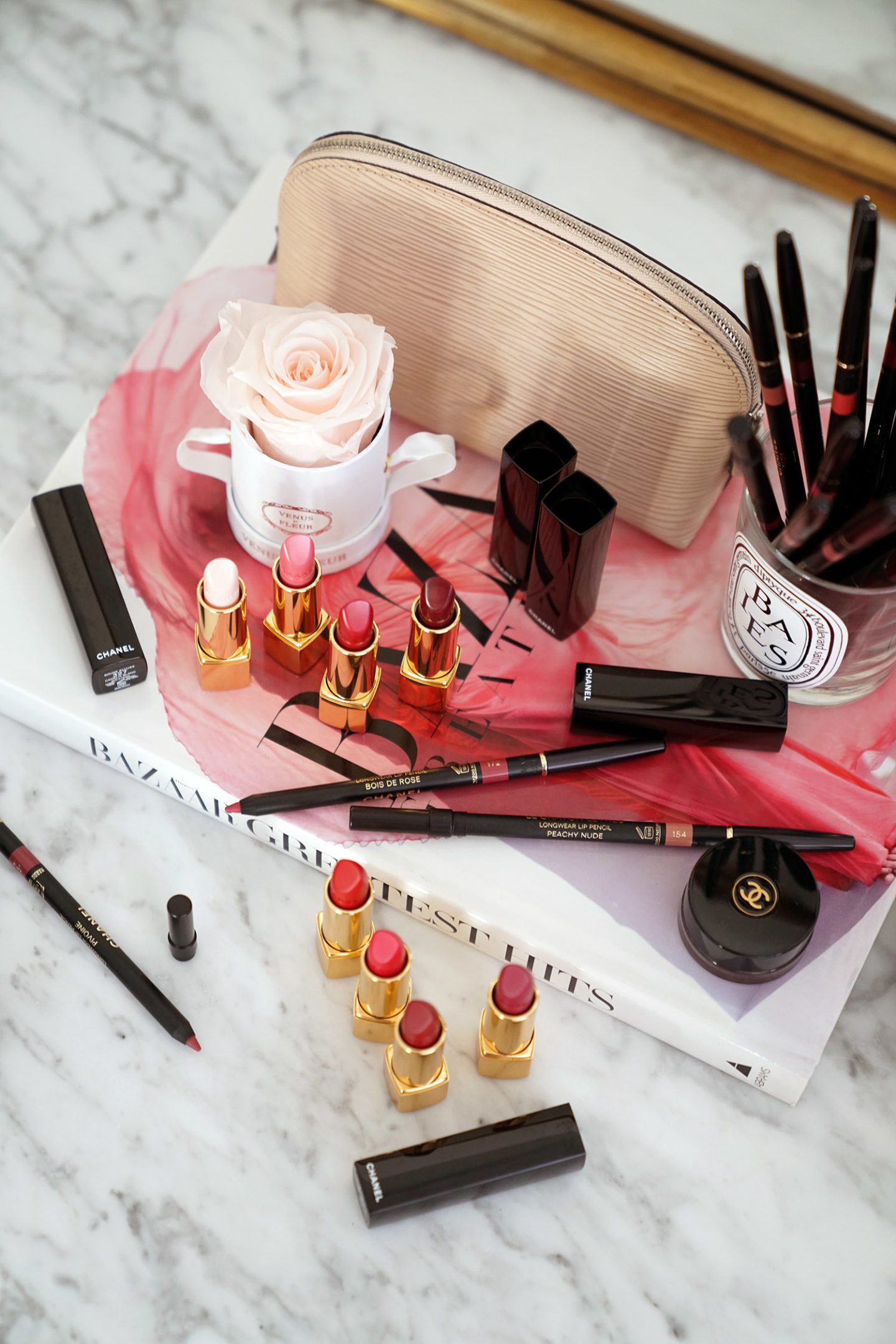 Chanel Rouge Allure Camelia and New Lip Liner Review