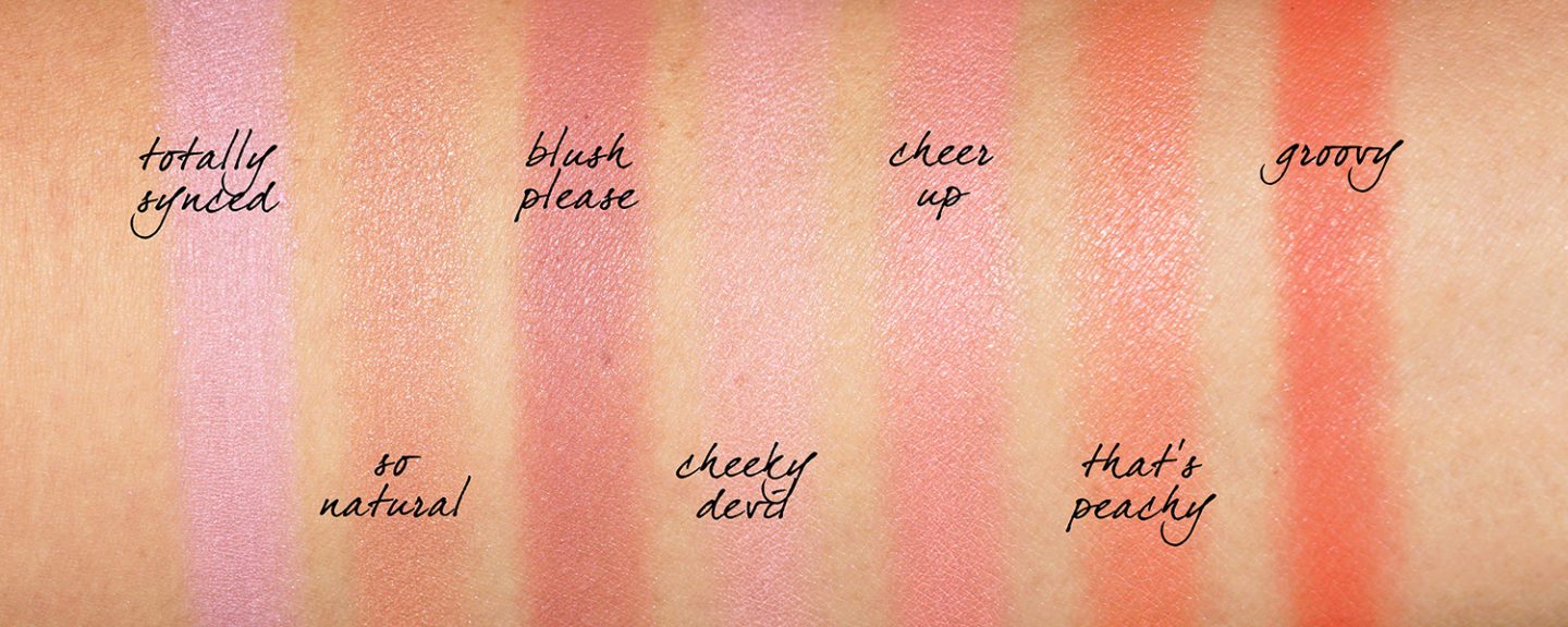MAC Glow Play Blush swatches