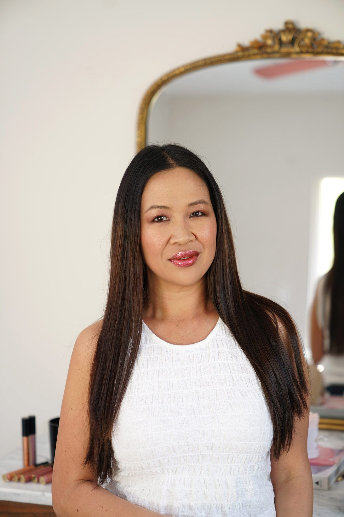 Pat McGrath Labs OpuLUST Gloss Glowing Garnet Look