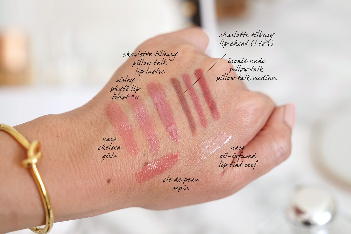 Best Nude Lips Charlotte Tilbury, NARS, Sisley