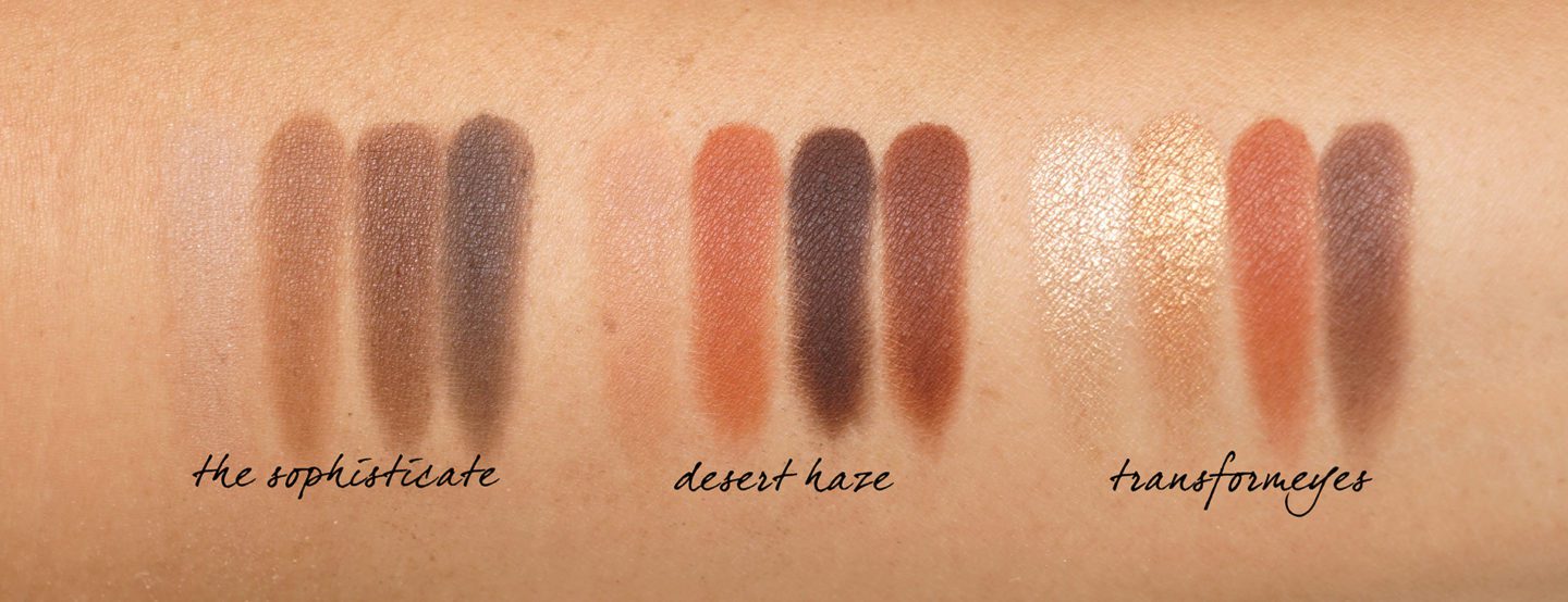 Charlotte Tilbury Eyeshadow Quads in The Sophisticate, Desert Haze and Transformeyes