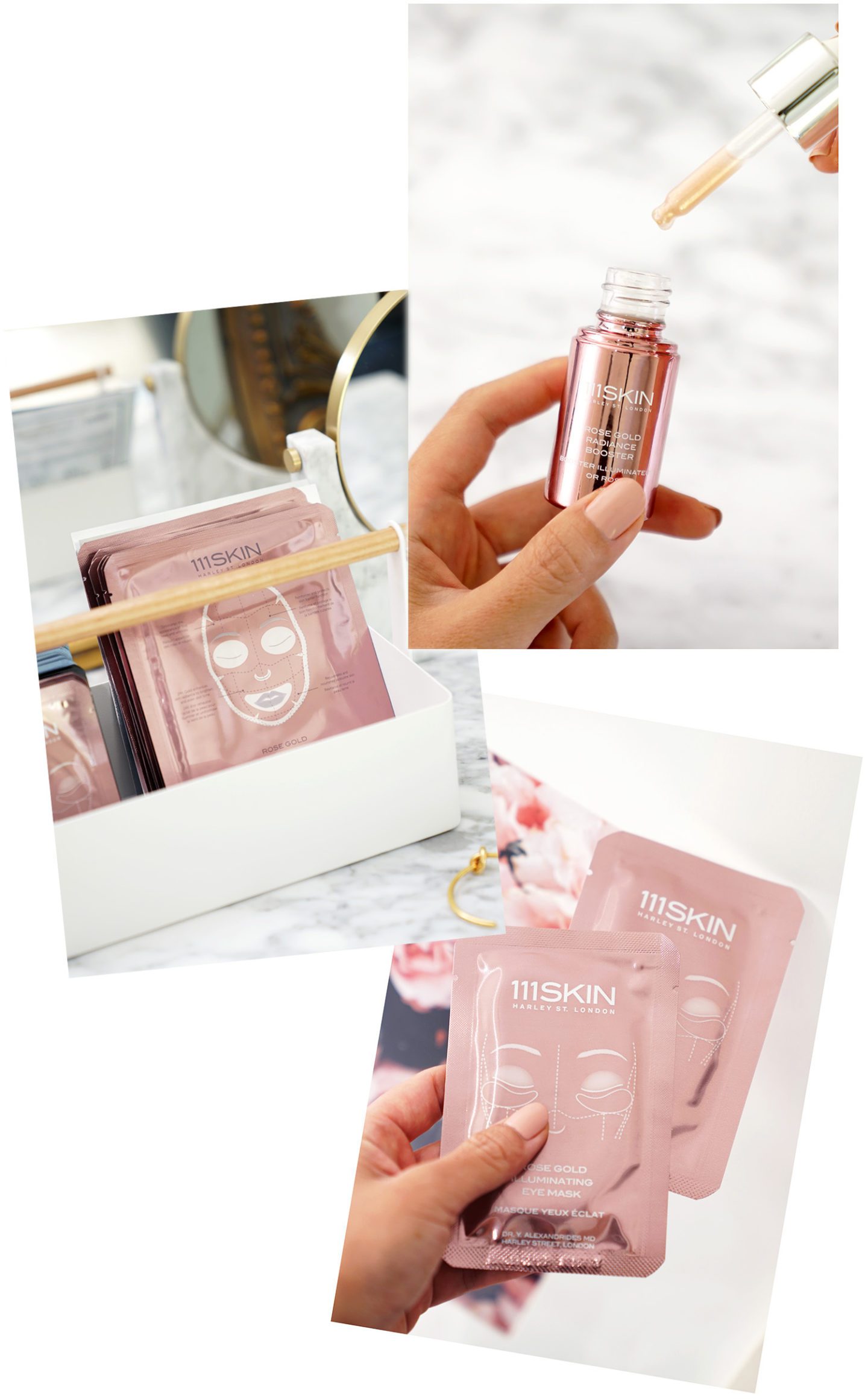 111Skin Rosegold Skincare Sheet Masks