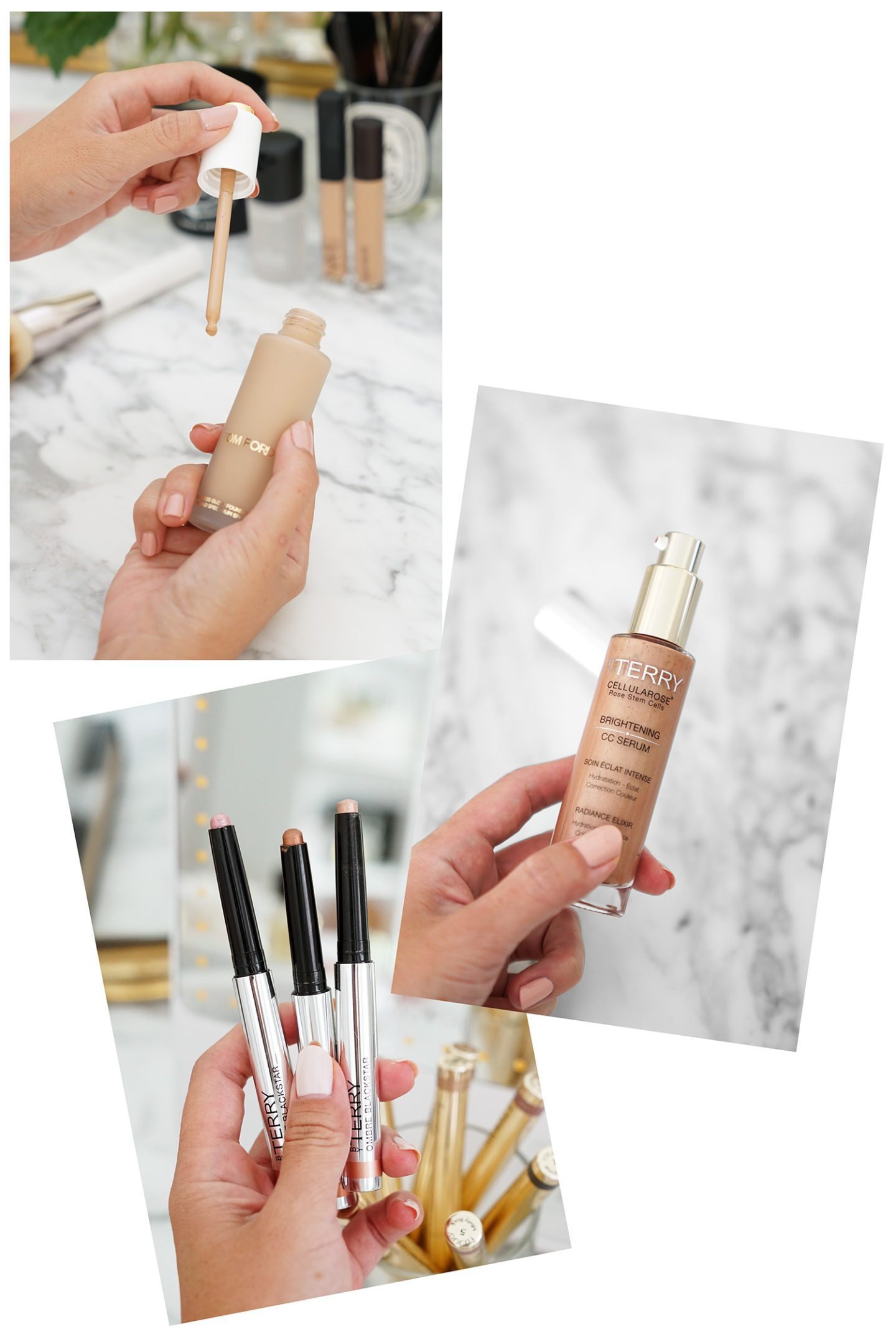 Glow Makeup Favorites Tom Ford Foundation and By Terry CC Sunny Flash