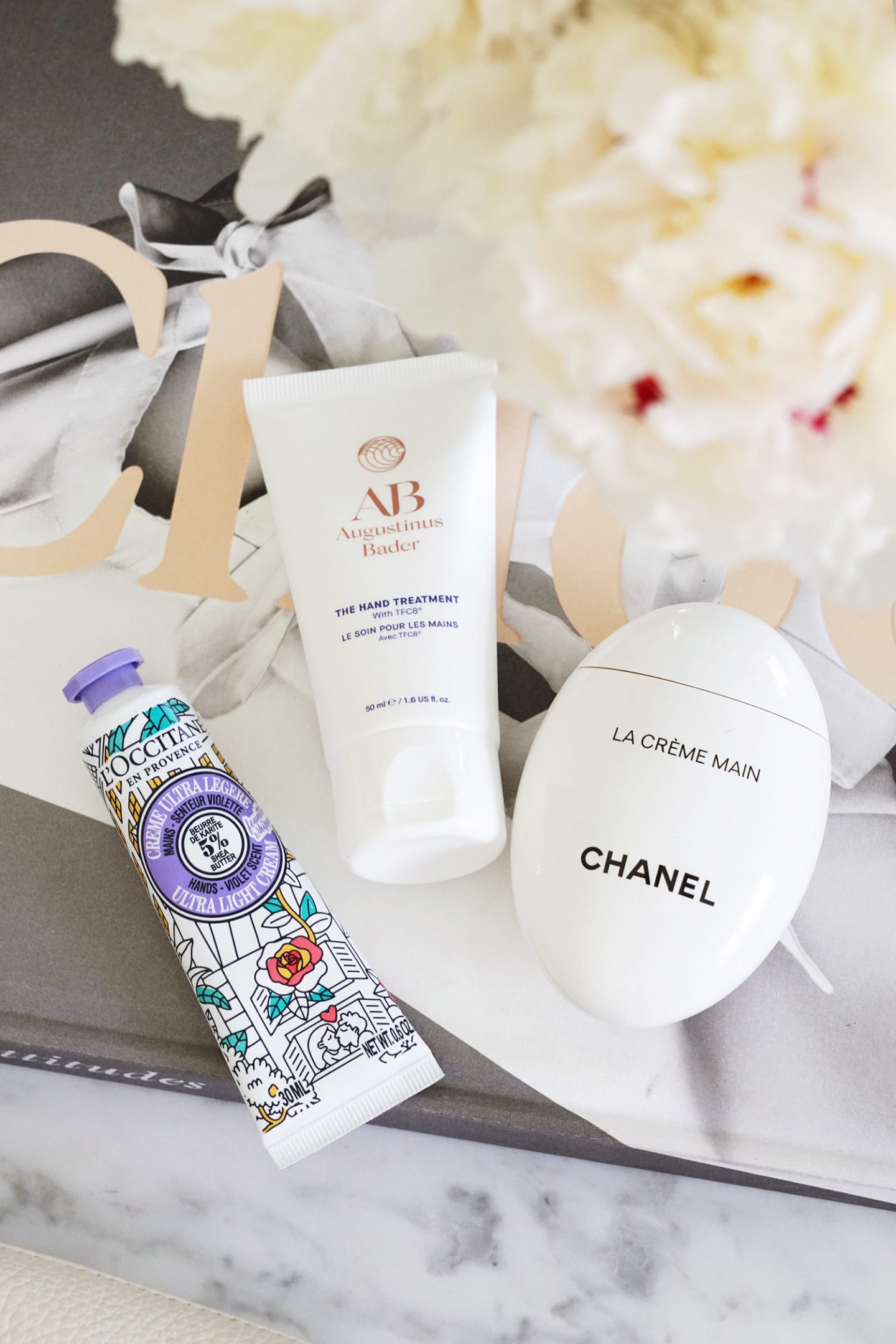 Best Hand Creams L'occitane, Augustinus Bader, Chanel