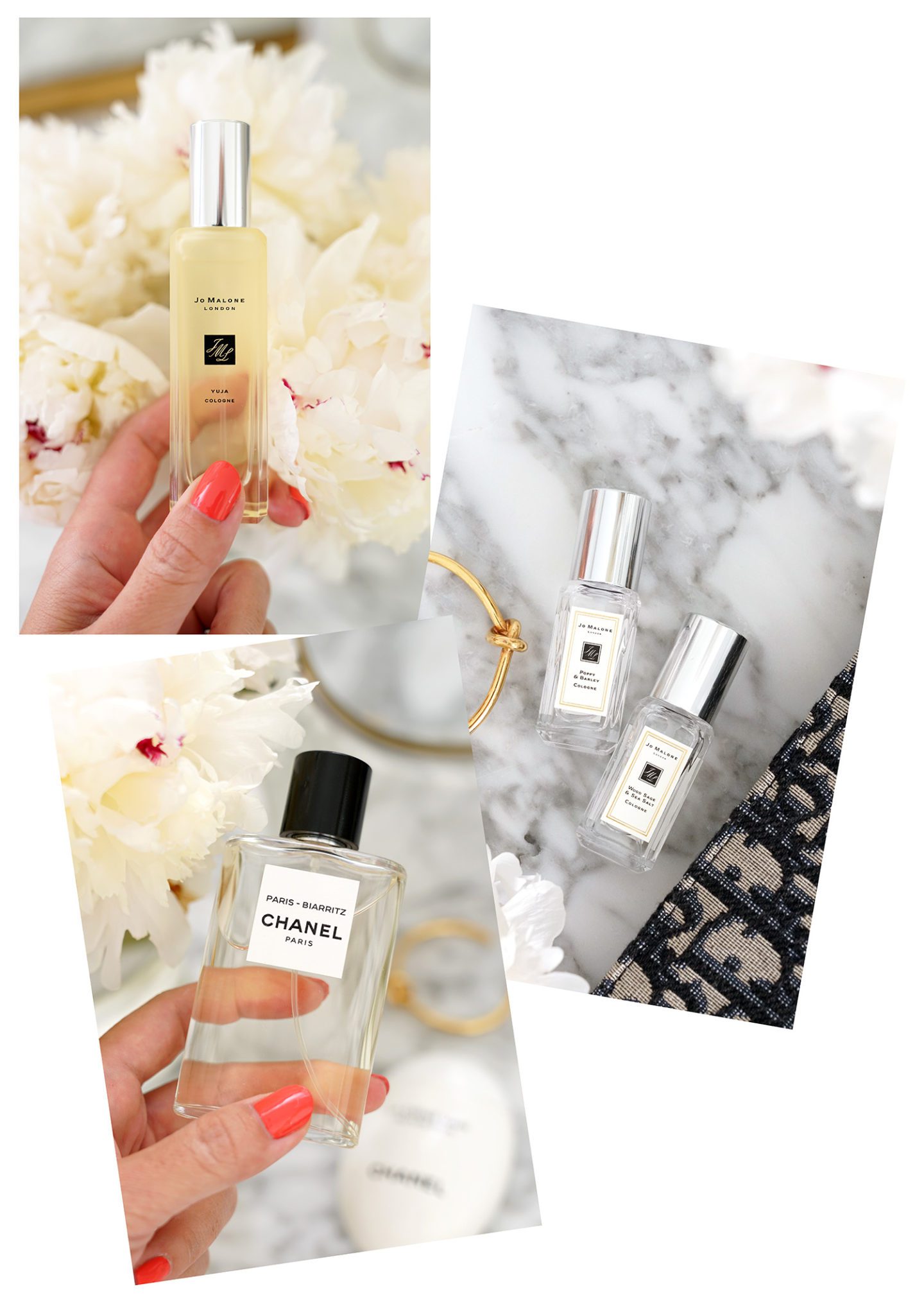 Favorite Citrus Perfumes Jo Malone Yuja, Basil Neroli, Chanel Paris-Biarritz