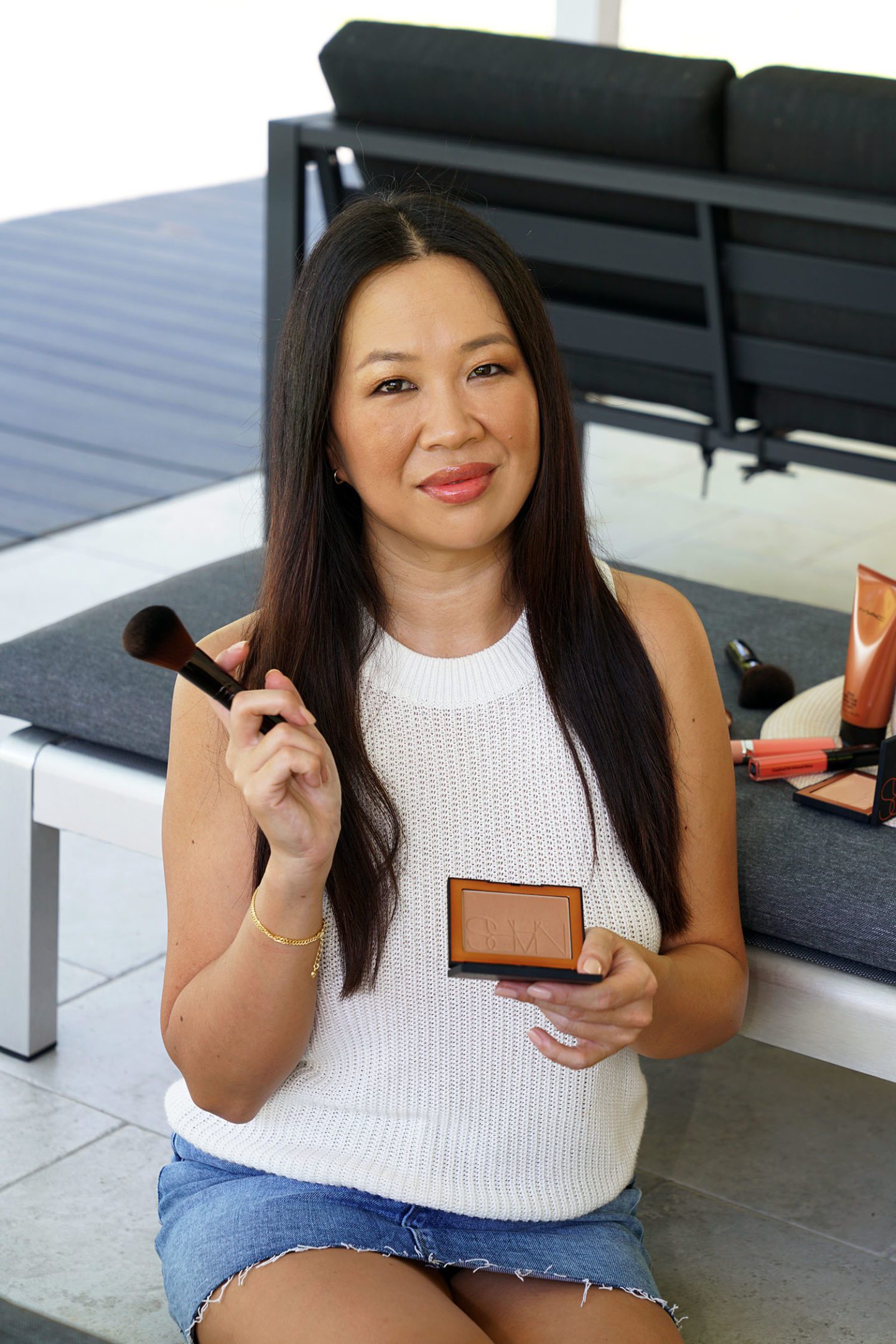 NARS Laguna Bronzer + Bobbi Brown Crushed-Oil Infused Wild Card