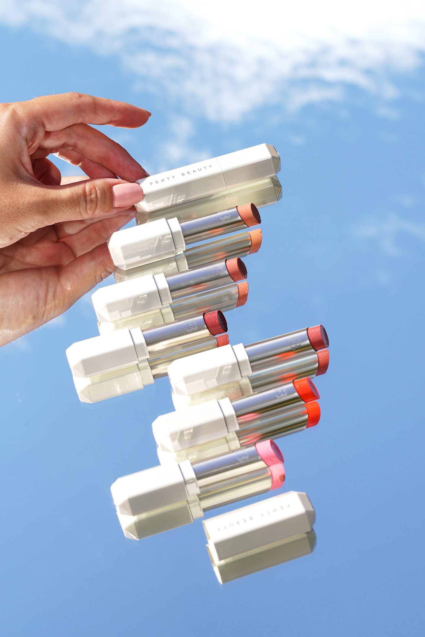 Fenty Slip Shine Sheer Shiny Lipstick Review + Swatches | Fashion Groom Spot