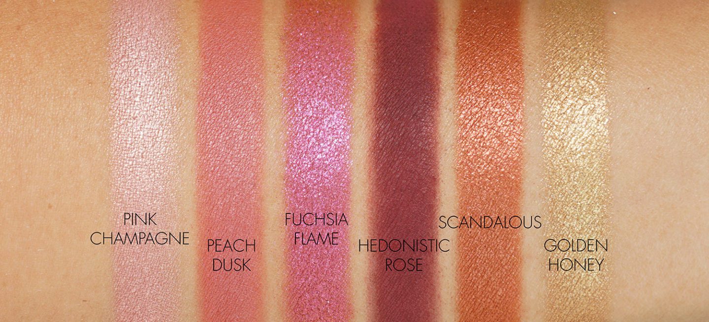 Pat McGrath MTHRSHP Rose Decadence Eyeshadow Palette Swatches