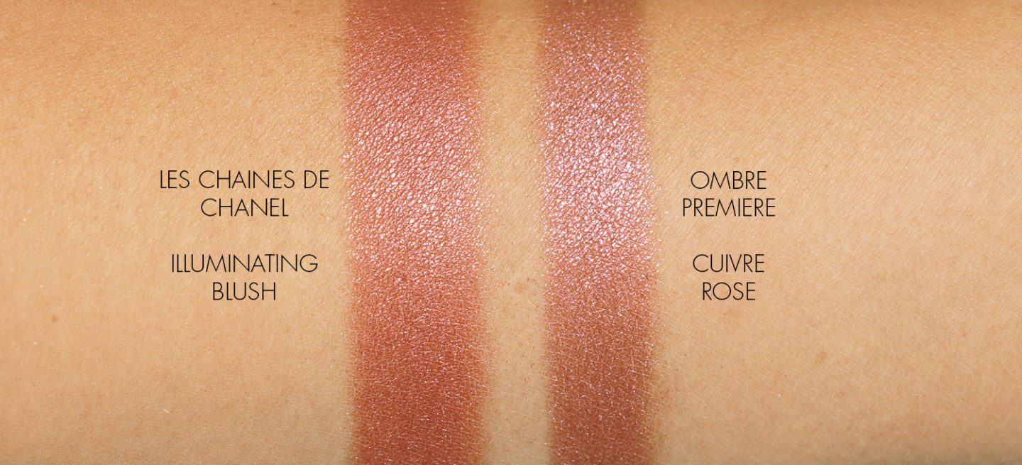 Chanel Holiday 2020 Les Chaines de Chanel vs Rose Cuivre Eyeshadow