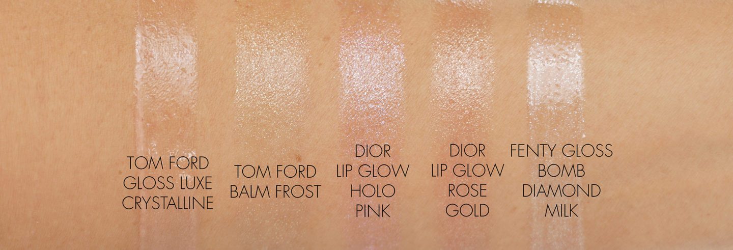 Tom Ford Balm Frost swatch comparisons