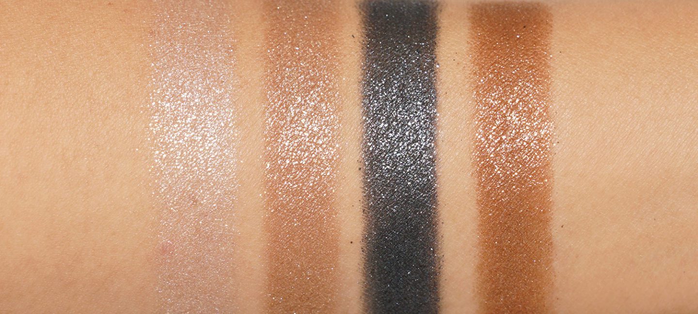 Charlotte Tilbury Dazzling Diamonds Luxury Palette of Pops swatches via Fashion Groom Spot