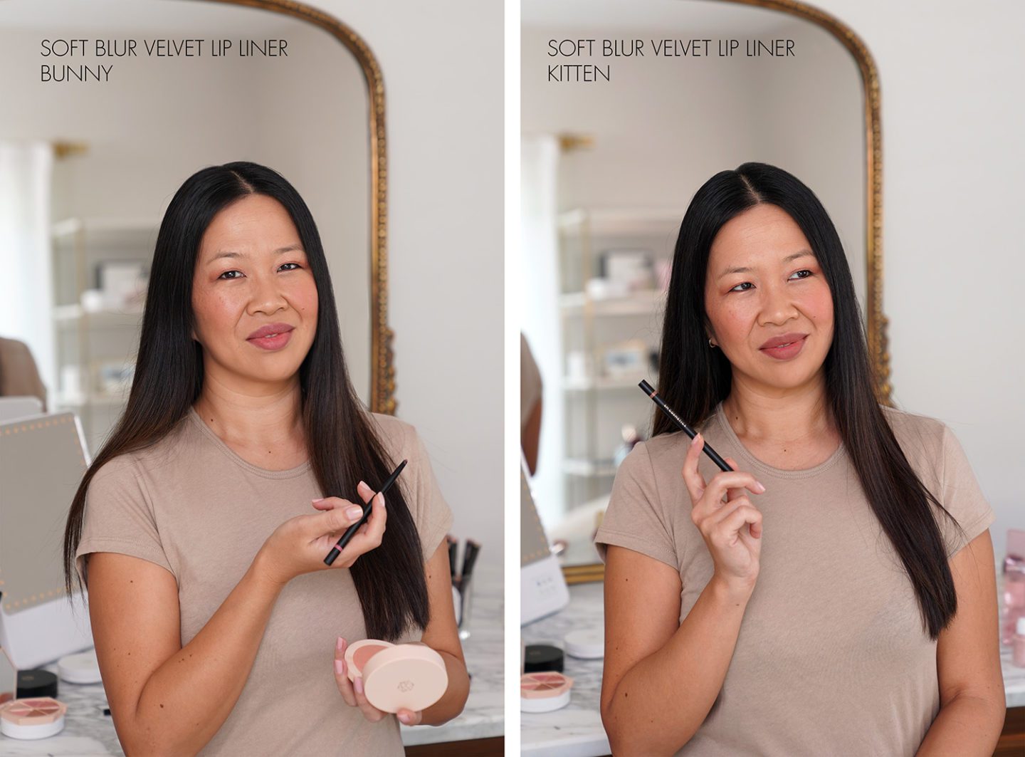 EM Cosmetics Soft Blur Velvet Lip Liner Bunny and Kitten