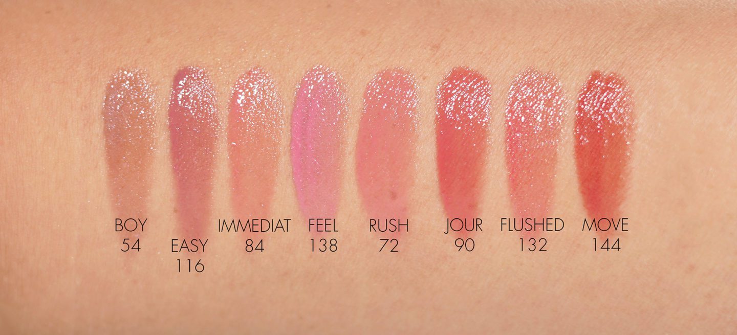 Best Chanel Rouge Coco Flash Sheer Lipstick swatches | The Beauty Lookbook