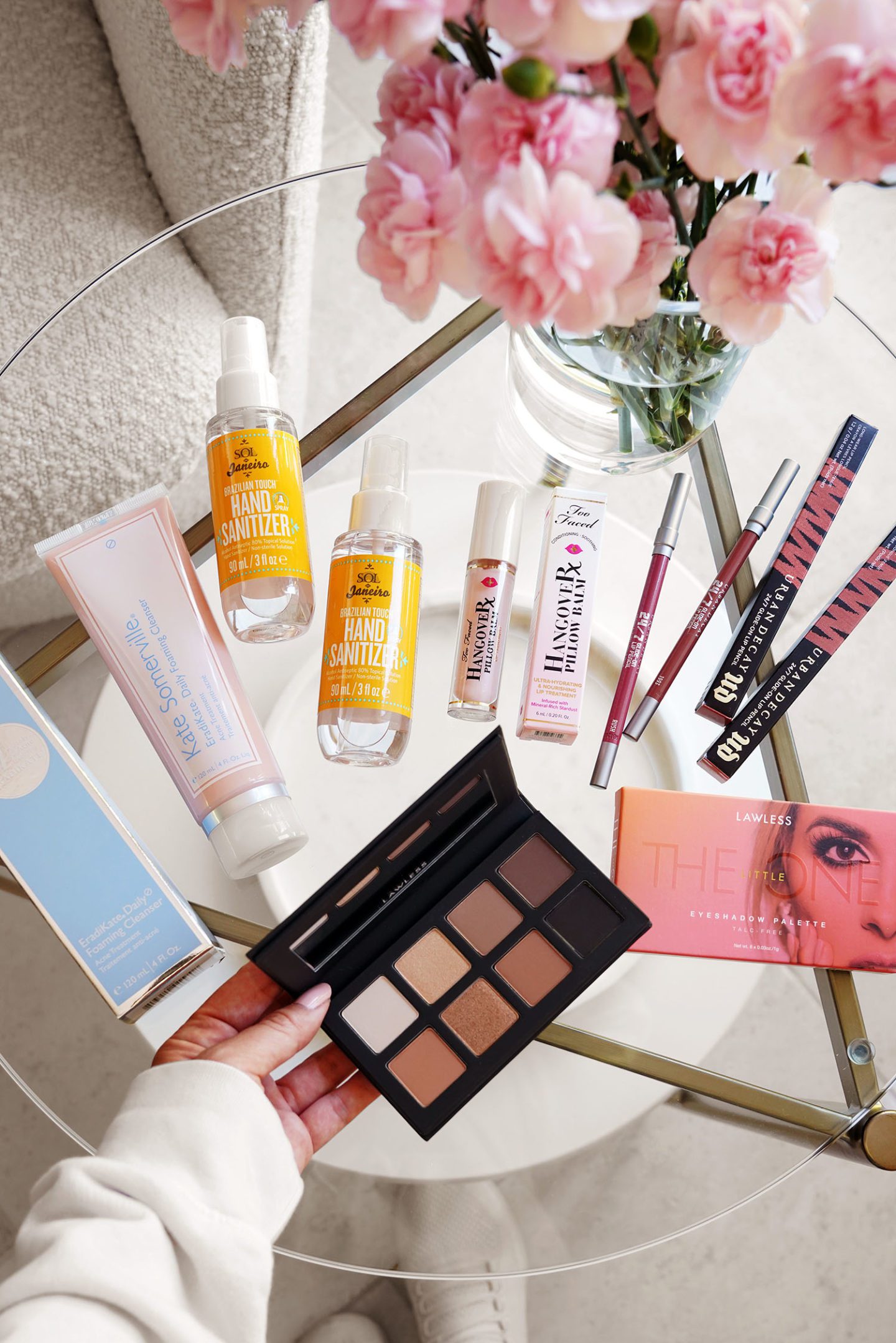 Sephora Haul Kate Somerville, Sol de Janeiro Hand Sanitizer, Lawless Palette