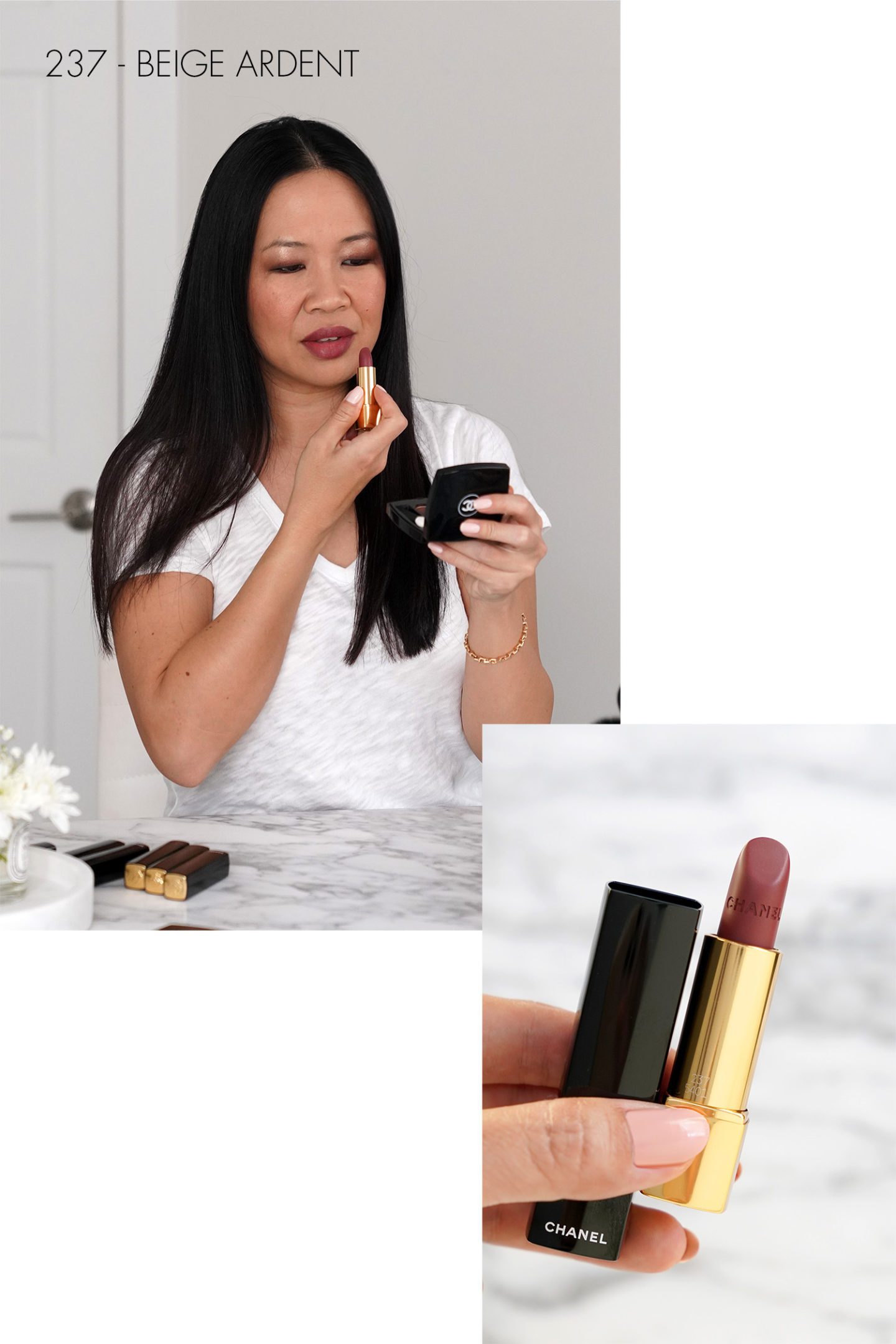 Chanel Rouge Allure Velvet 237 Beige Ardent