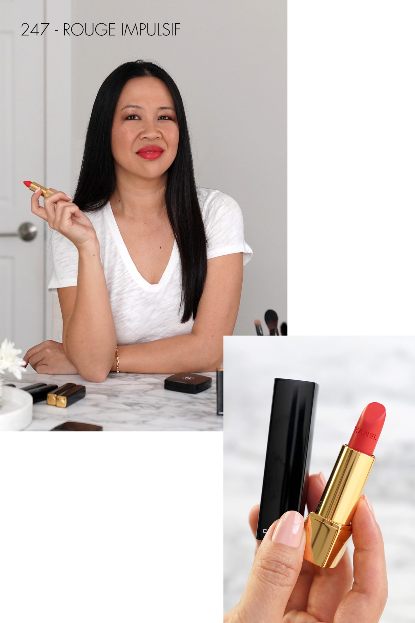 Chanel Rouge Allure Velvet 247 Rouge Impulsif