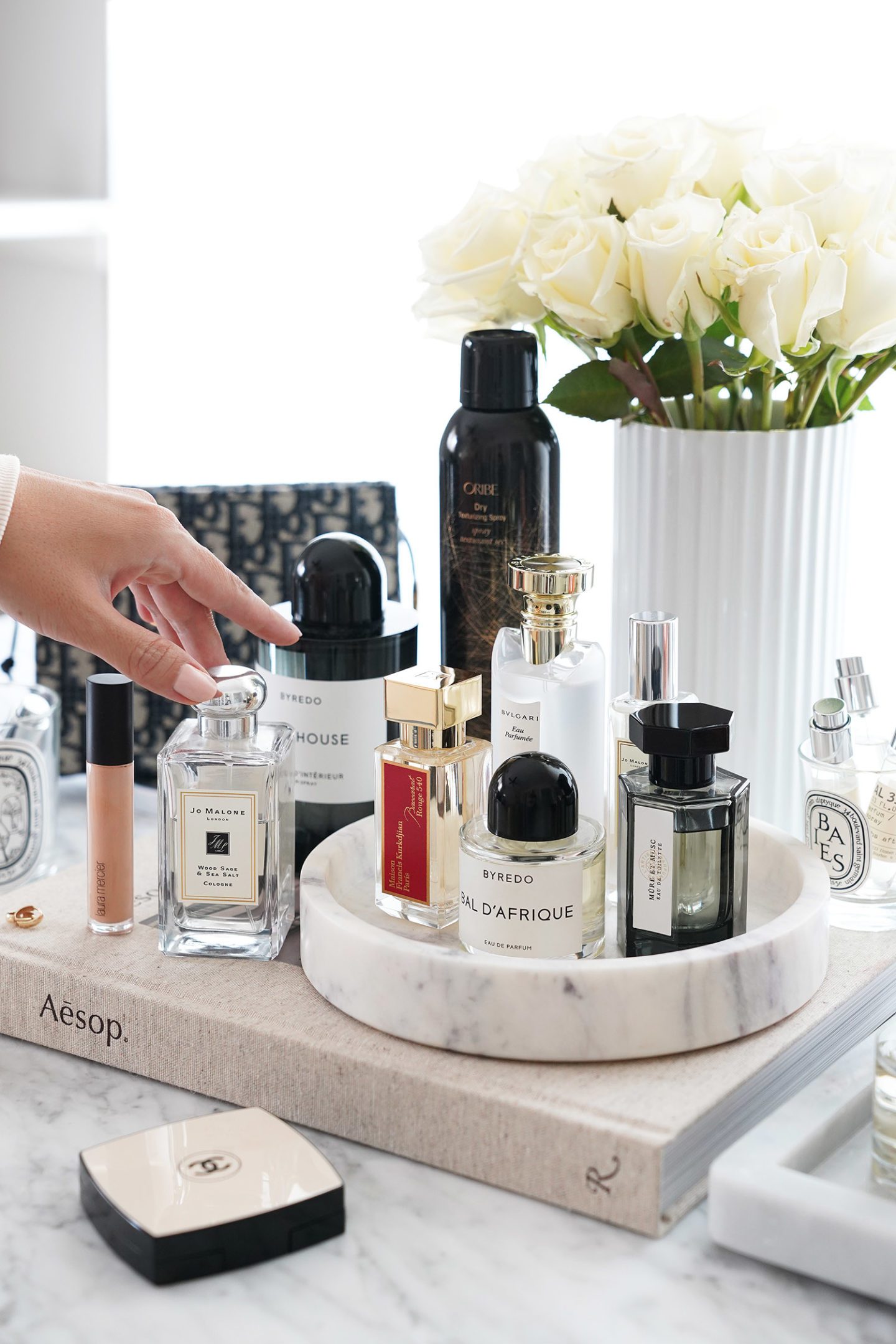 Favorite Perfumes from Perfumes Jo Malone, Bulgari, Byredo, L'Artisan and Maison Francis Kurkdjian