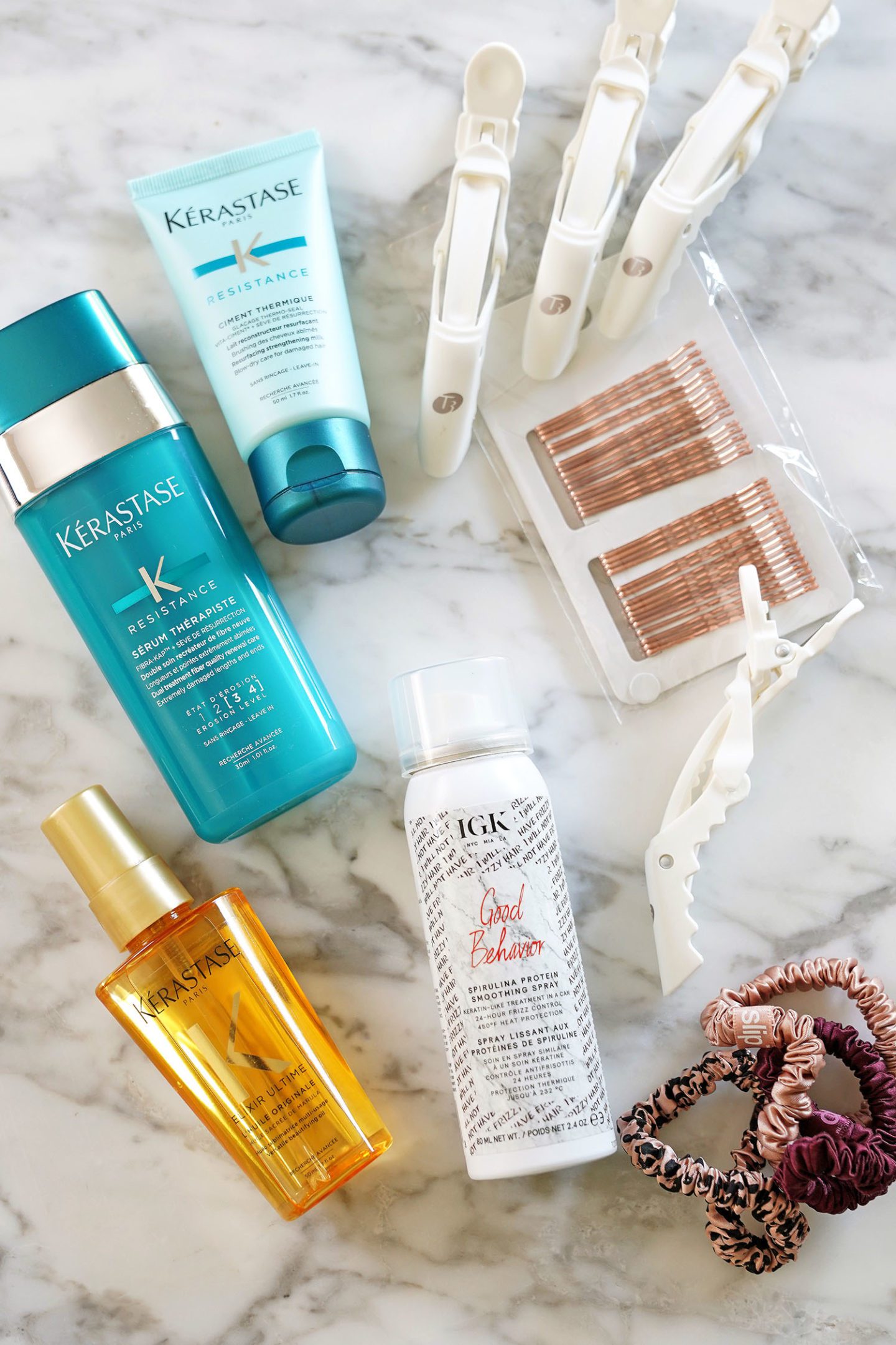 Sephora Haul Hair Care Kerastase Primers, IGK Good Behaviour, T3 Clips