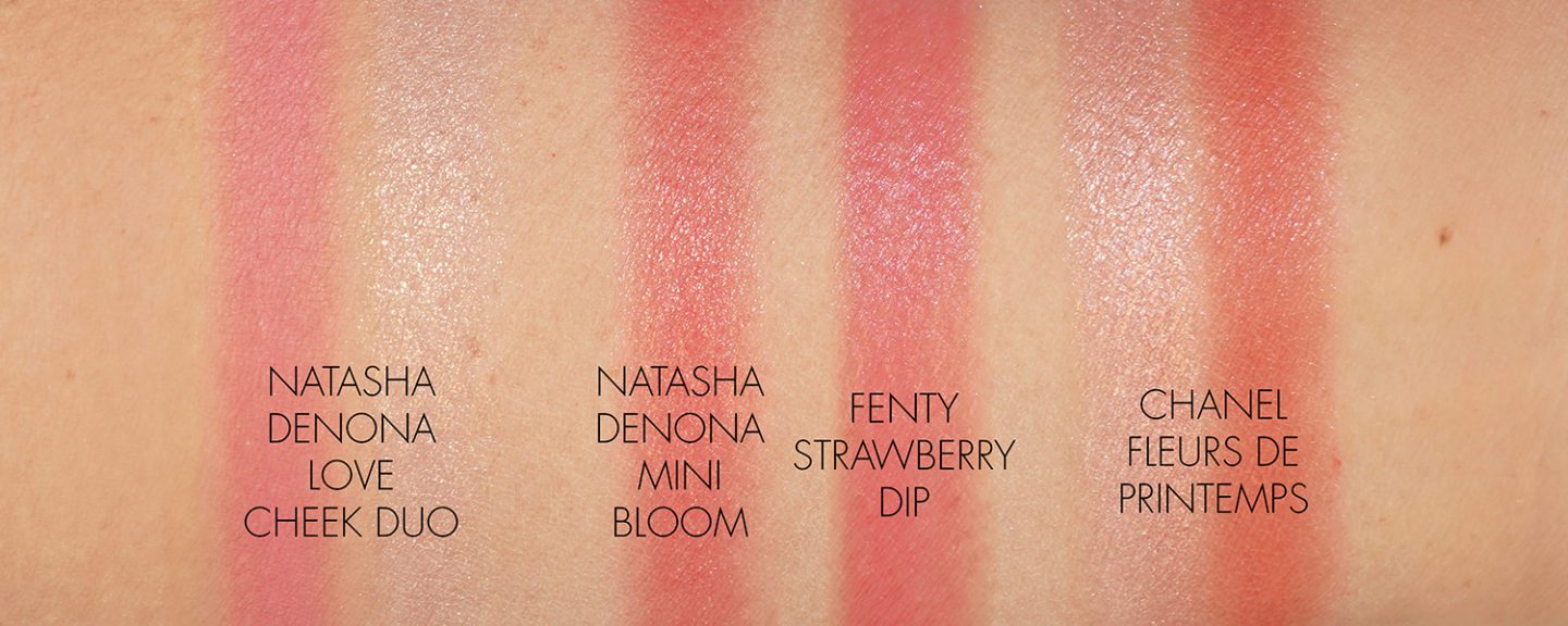 Natasha Denona Mini Love Collection - Love Cheek Duo swatches