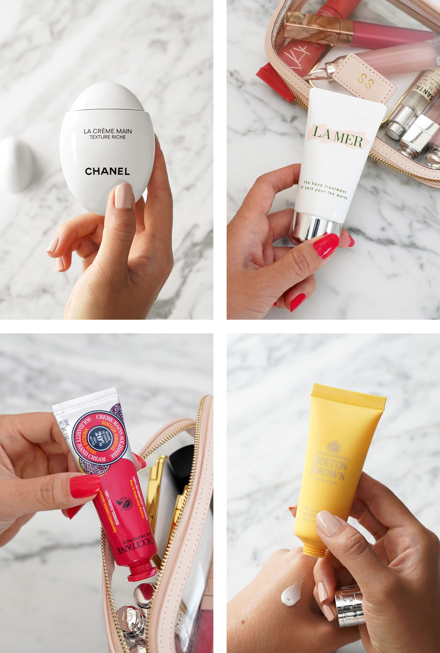 Best Hand Creams Chanel, La Mer, LOccitane, Molton Brown