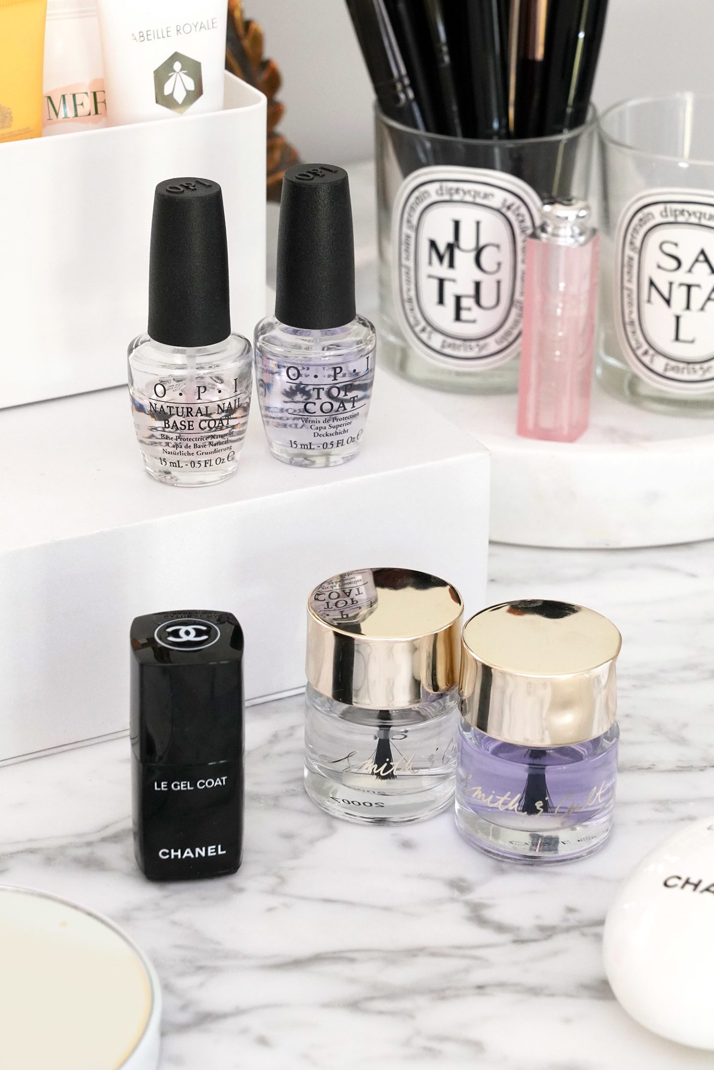 Best Base and Top Coats OPI, Chanel, Smith and Cult