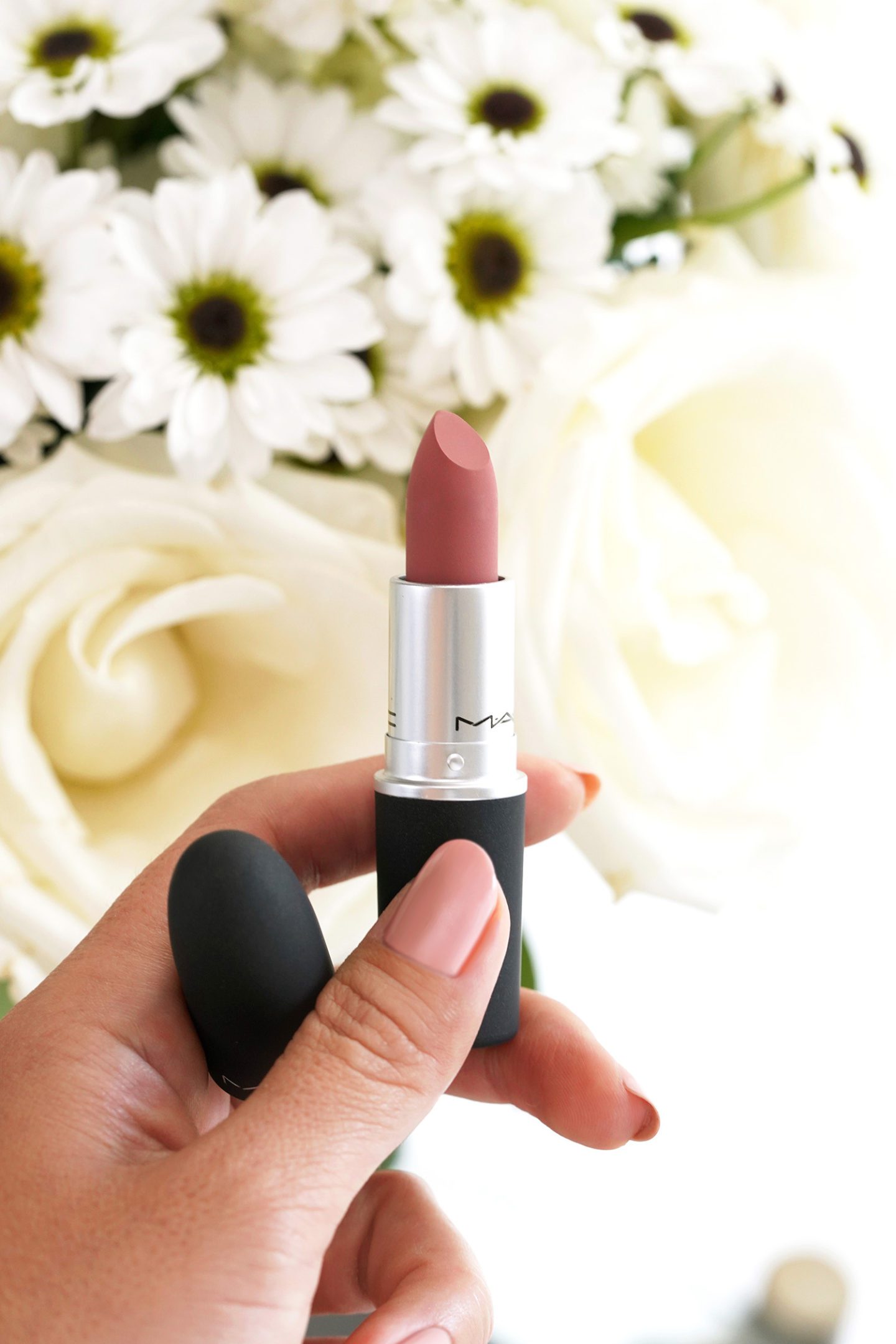 MAC Powder Kiss in Teddy 2.0 look