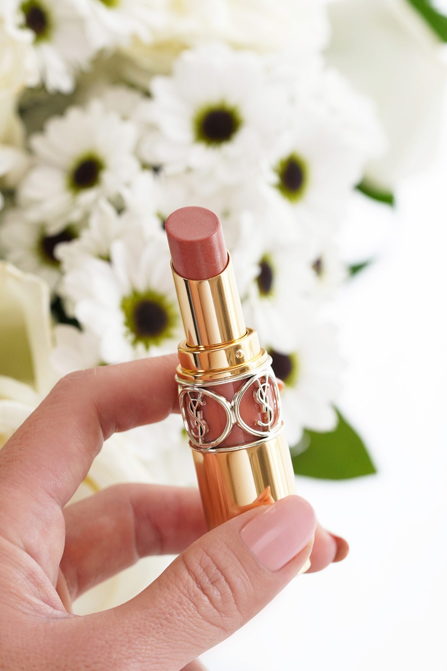 YSL Rouge Volupte Shine 123 Nude Transparent 