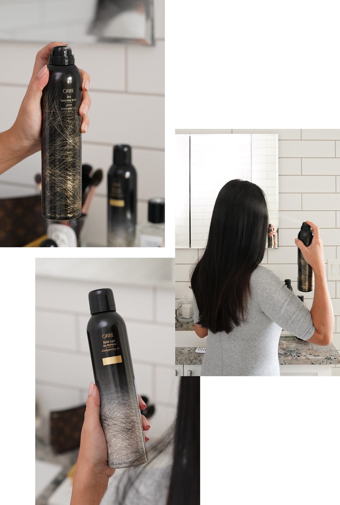 Oribe Dry Texturizing Spray and Gold Lust Dry Shampoo