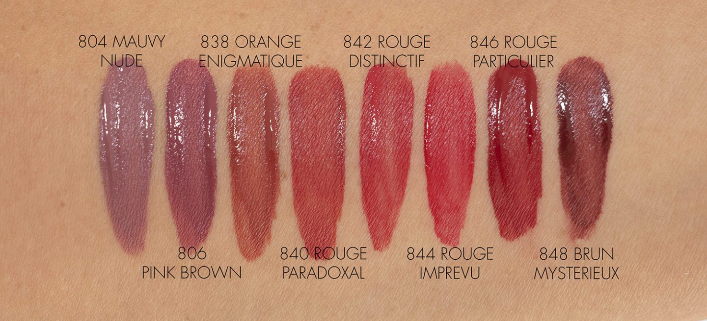 Chanel Rouge Allure Ink Fusion New Shades Swatches