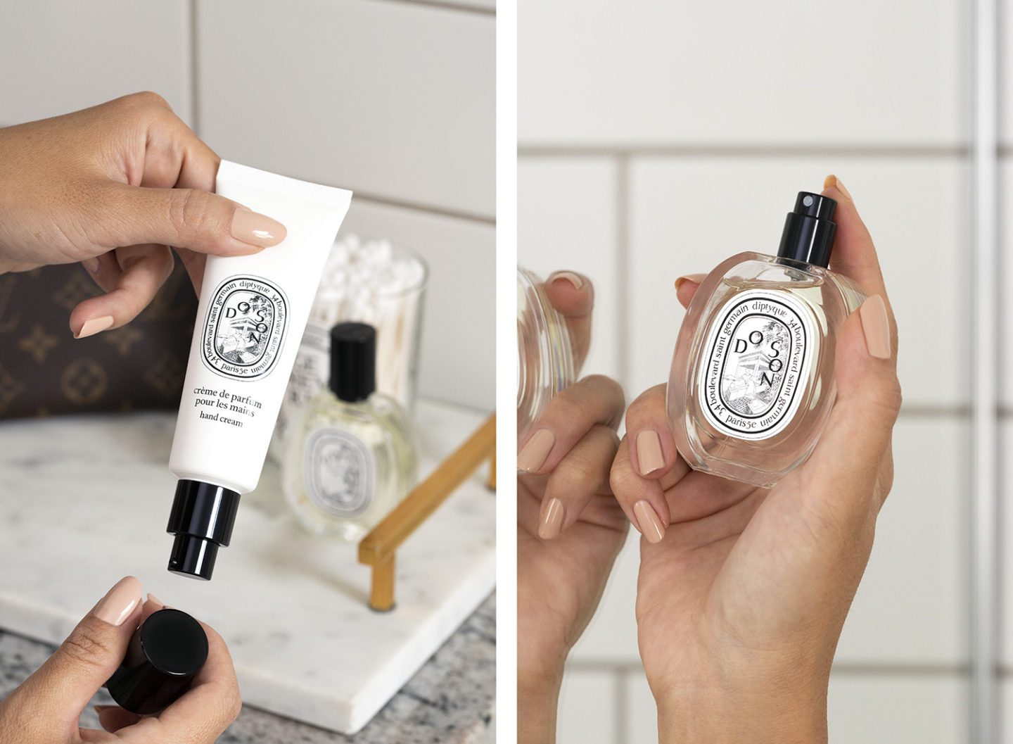 Diptyque Do Son Hand Cream and Mini Perfume + Hair Mist