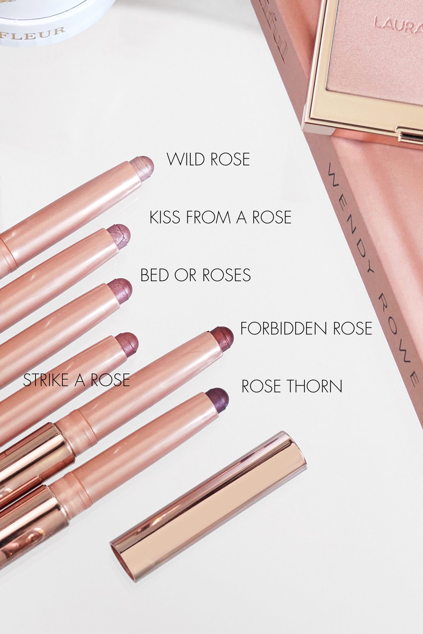 Laura Mercier Rose Glow Caviar Stick Eye Colors 