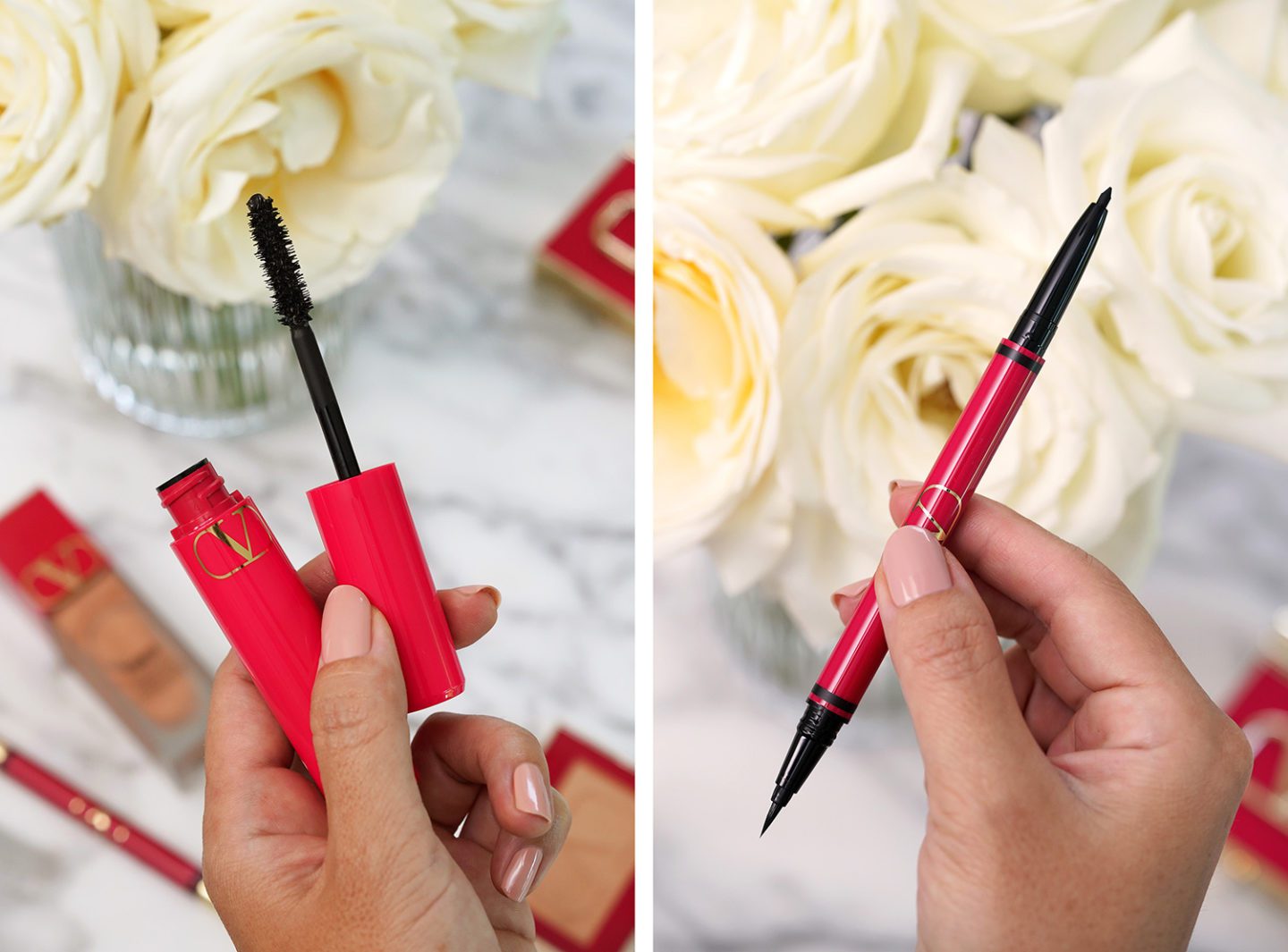 Valentino Magnificent Mascara and Twin Liner Gel & Liquid Eyeliner in Black 