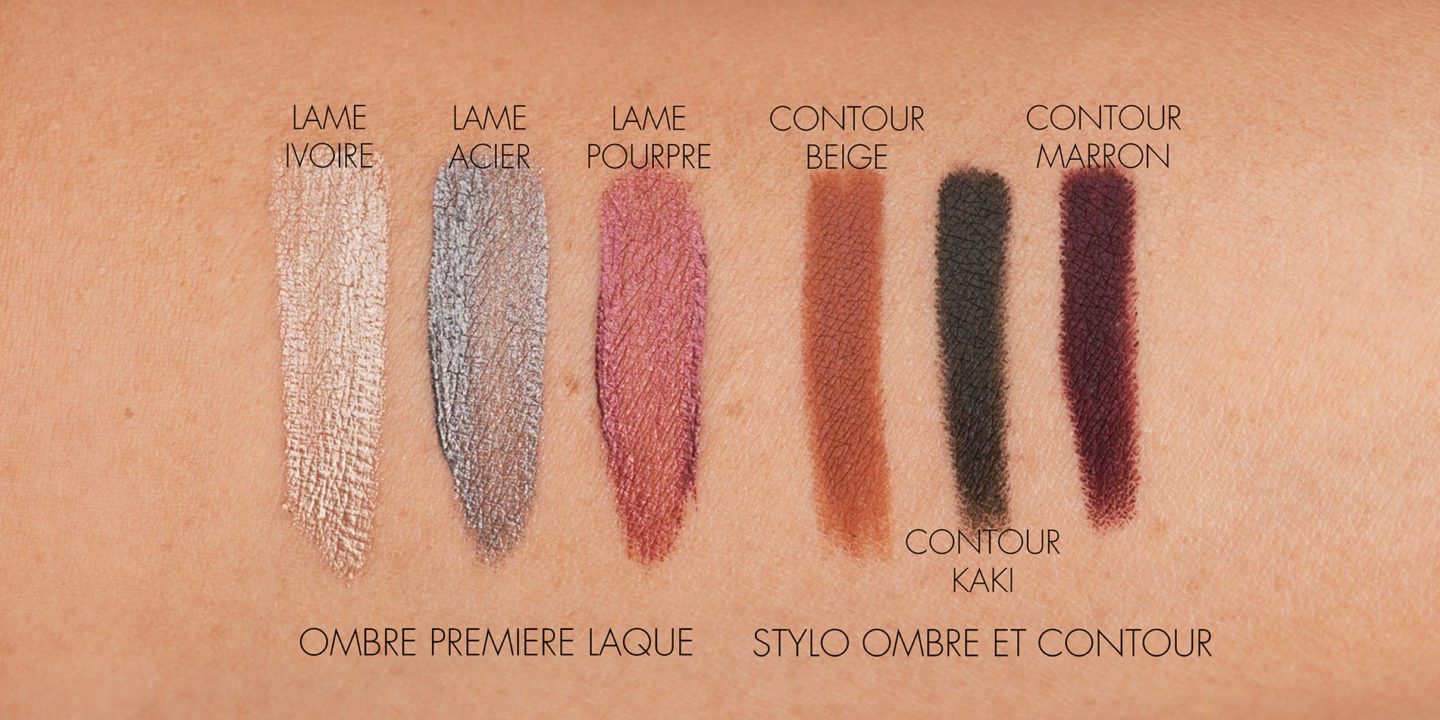 Chanel Fall Winter 2021 Eye Makeup swatches