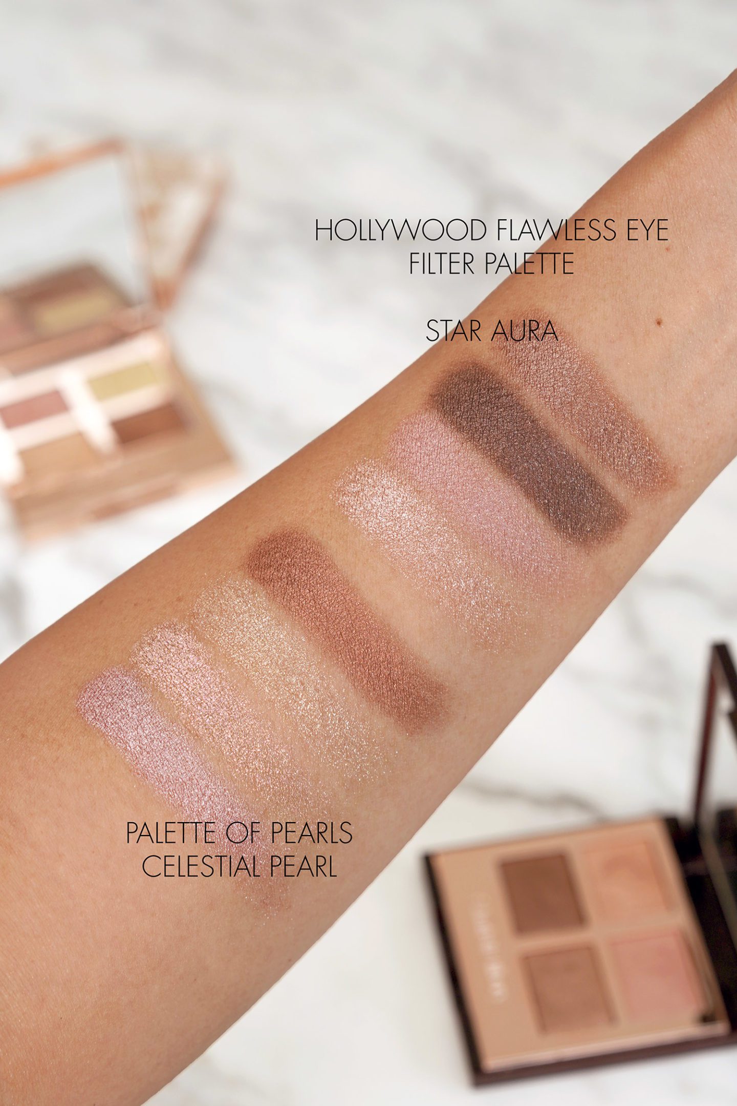 Charlotte Tilbury Luxury Palette of Pearls vs Star Aura