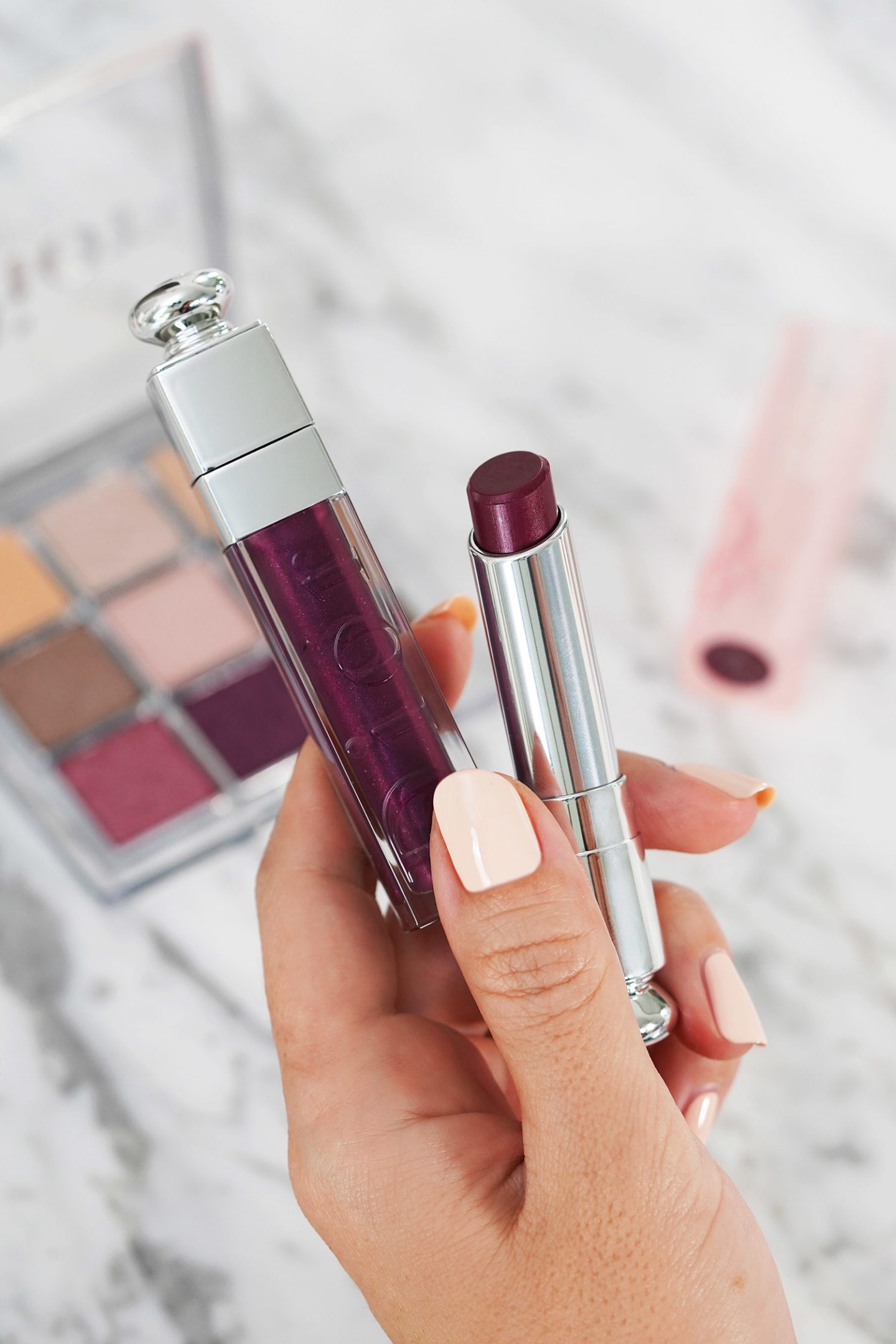 Dior Plum Lip Glow + Lip Maximizer