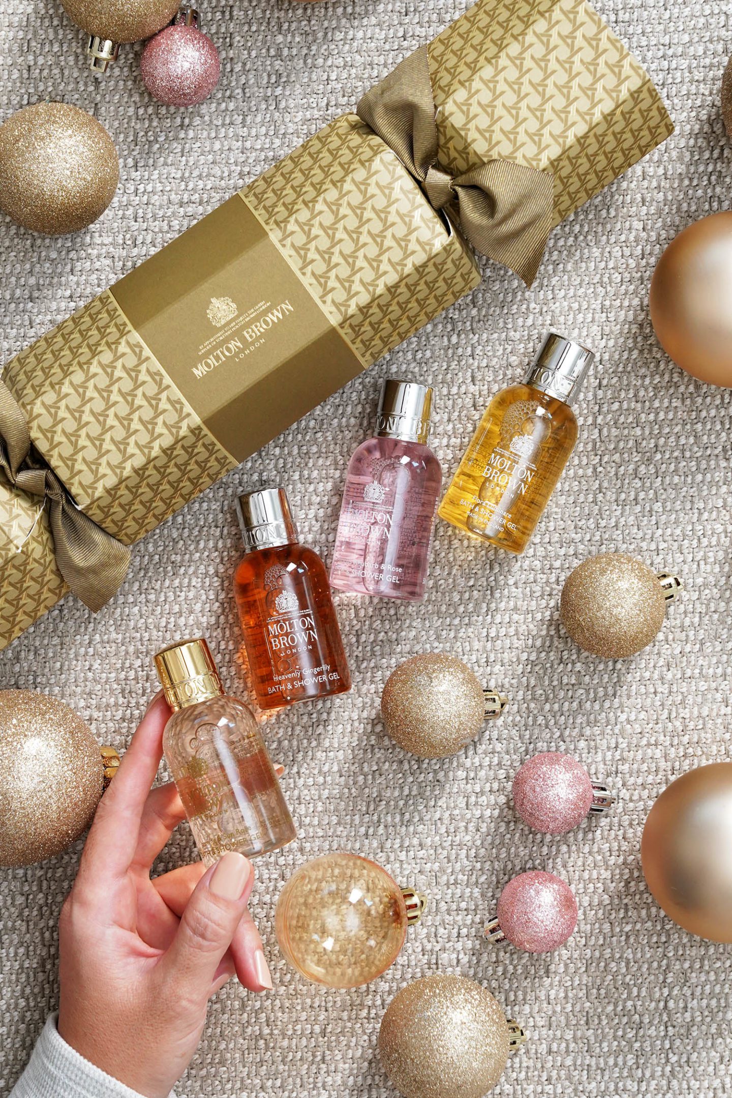 Molton Brown Holiday Cracker Bath and Shower Gel Set 